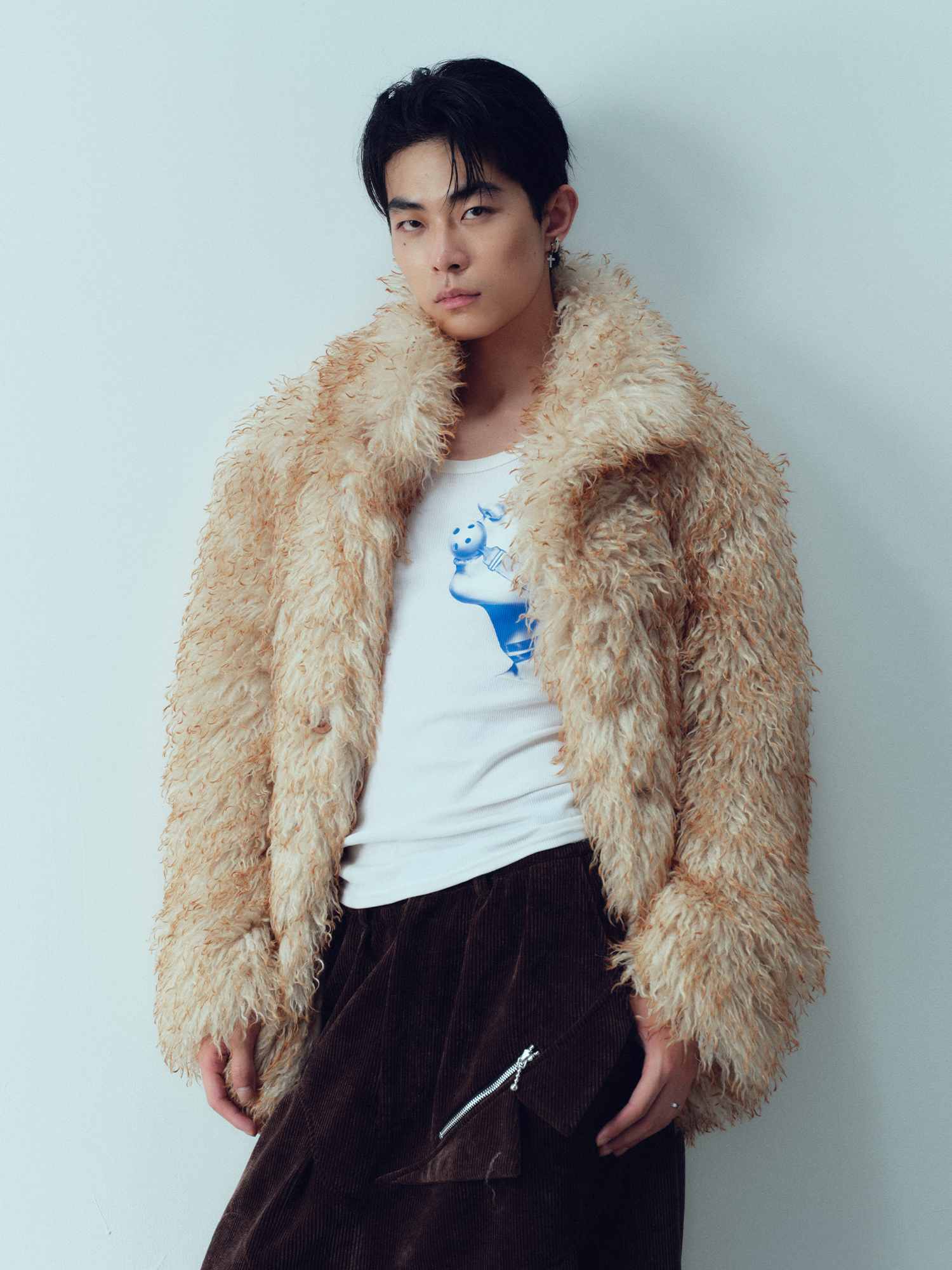 KADAKADA Ombre Faux Fur Jacket