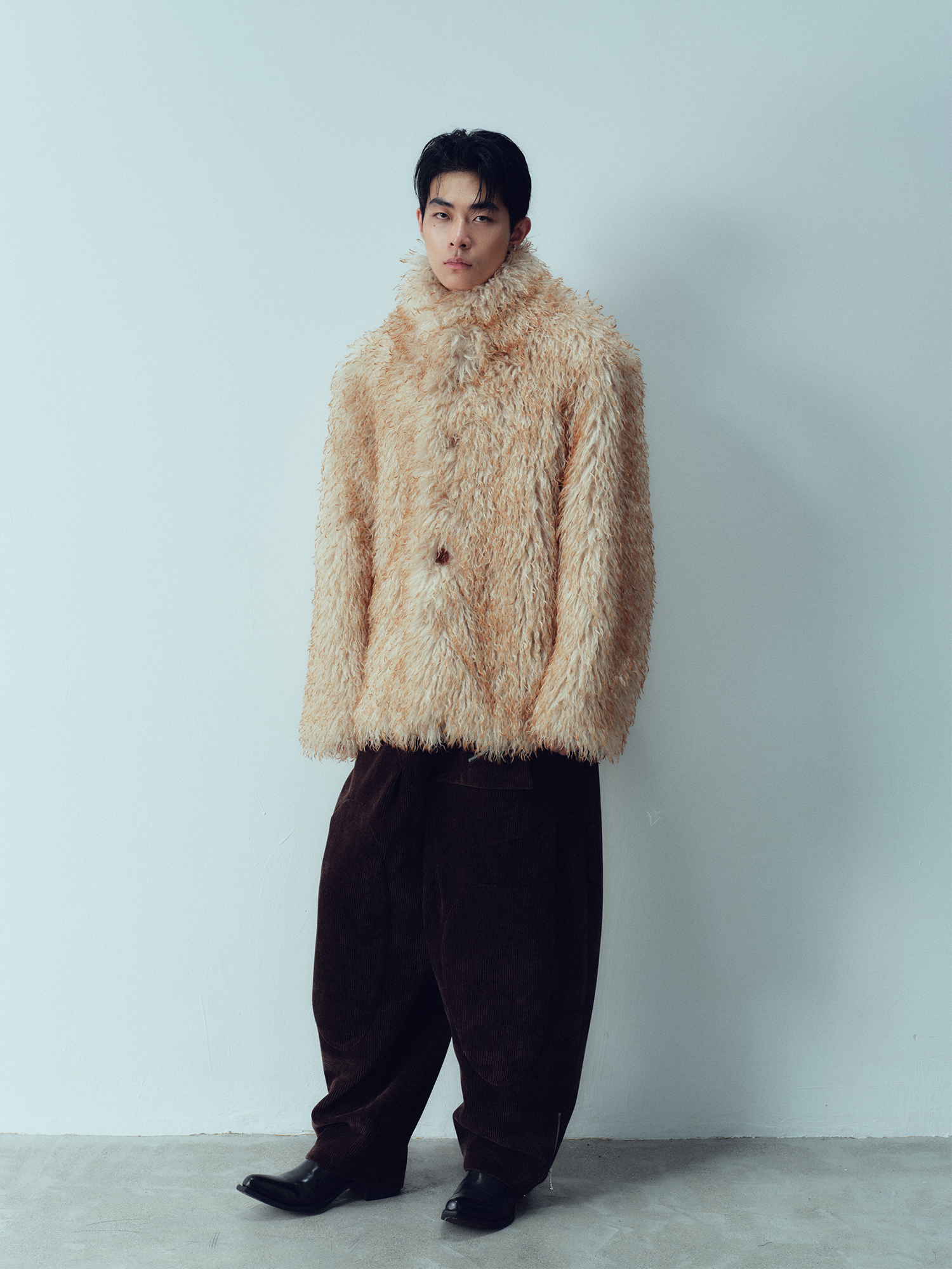 KADAKADA Ombre Faux Fur Jacket