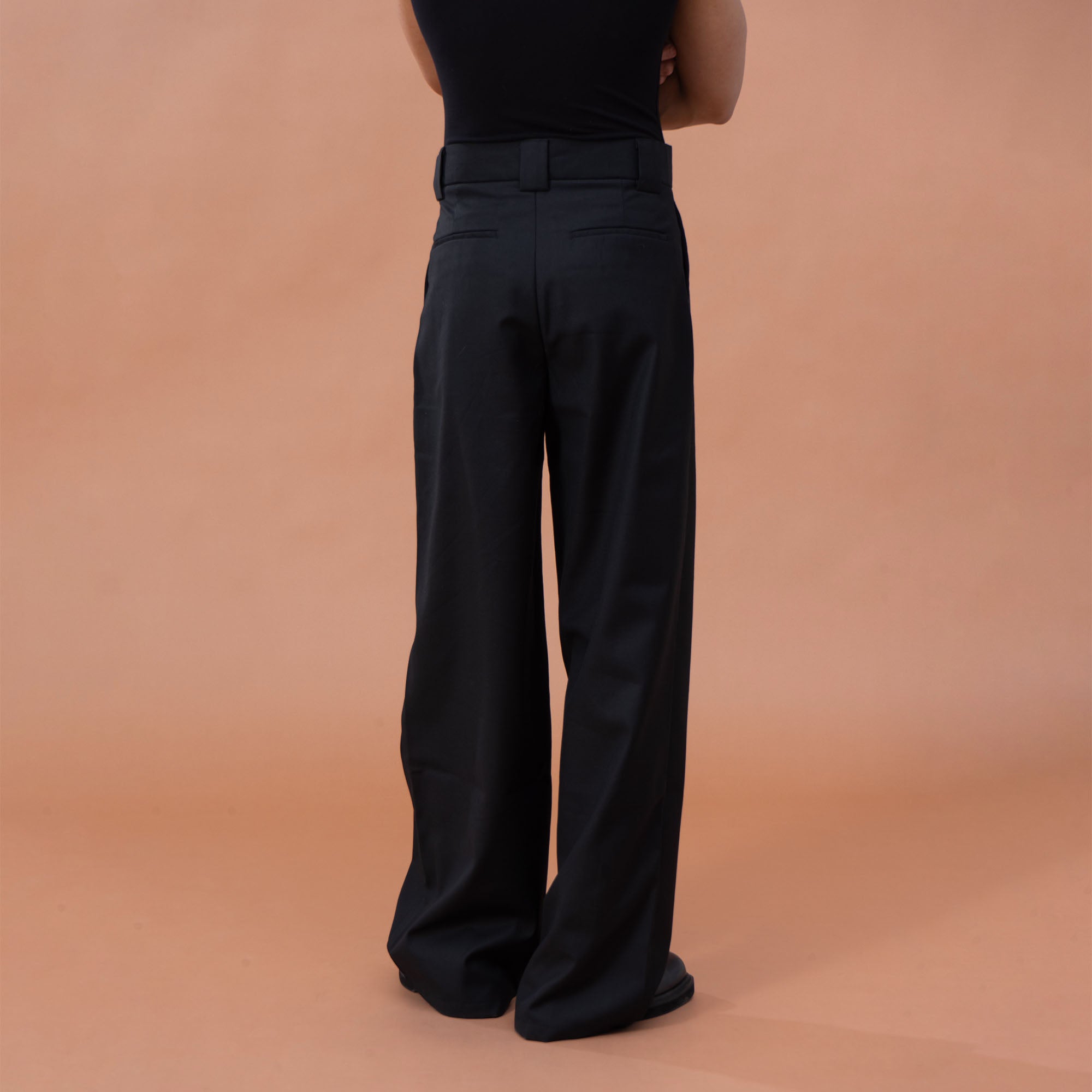 CLP Classic High-Waist Straight-Leg Pants