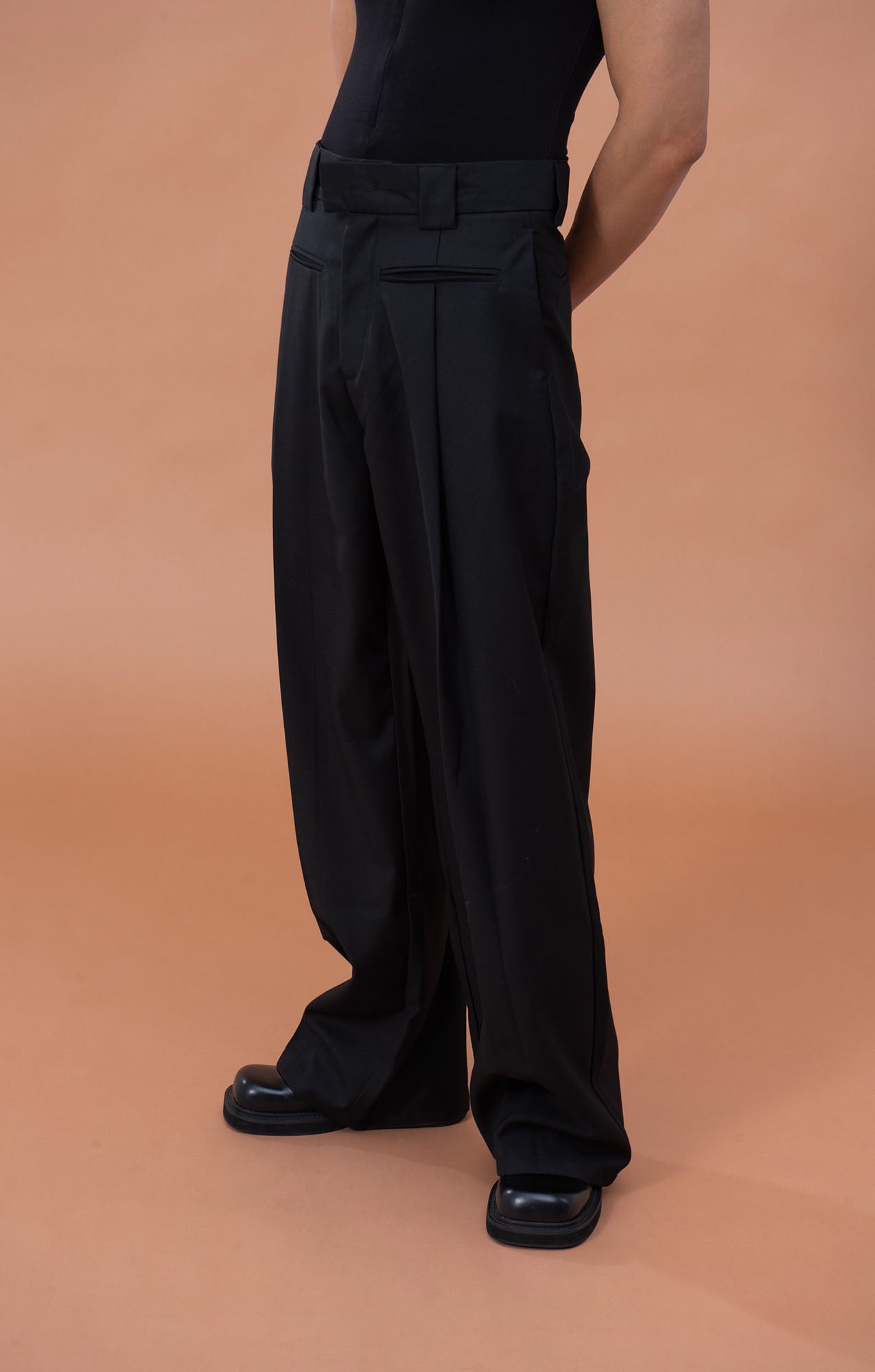 CLP Classic High-Waist Straight-Leg Pants