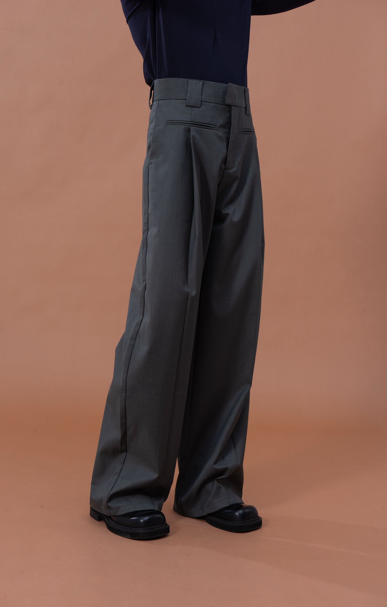 CLP Classic High-Waist Straight-Leg Pants