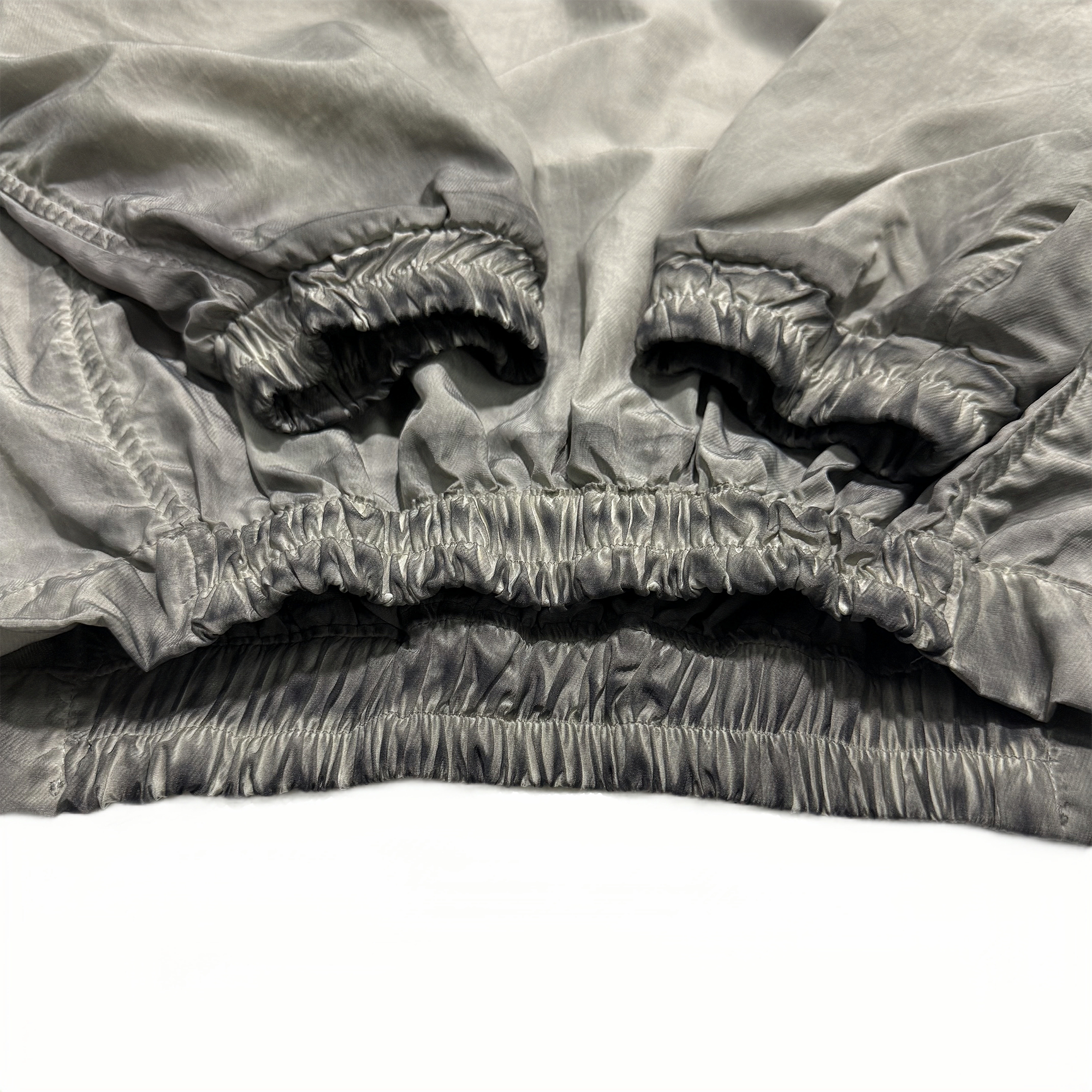 STEAM Distressed Zip-Up Detachable Hooded Jacket