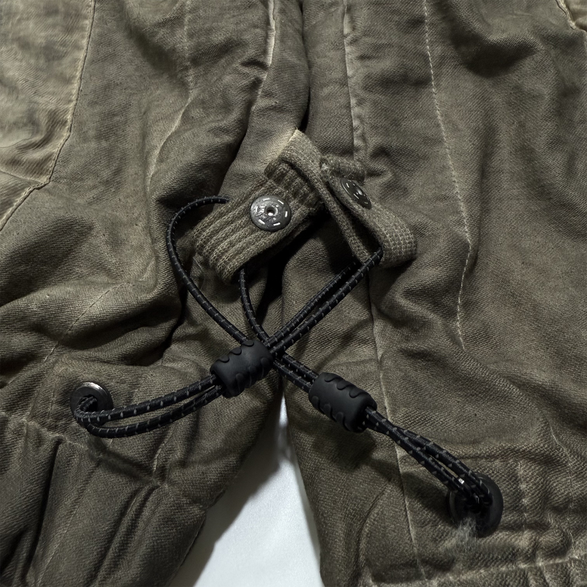 STEAM Washed Multi-Pocket Detachable Waist Bag Cargo Pants