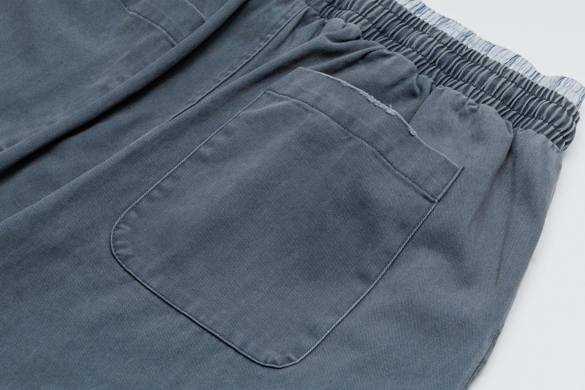 OVDY Layered-Waist Distressed Straight-Leg Pants, premium urban and streetwear designers apparel on PROJECTISR.com, OVDY