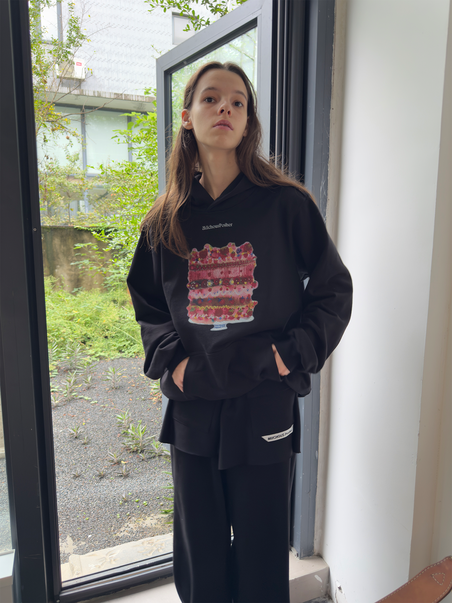 MIICHOUS Cake Graphic Oversized Hoodie, premium urban and streetwear designers apparel on PROJECTISR.com, MIICHOUS