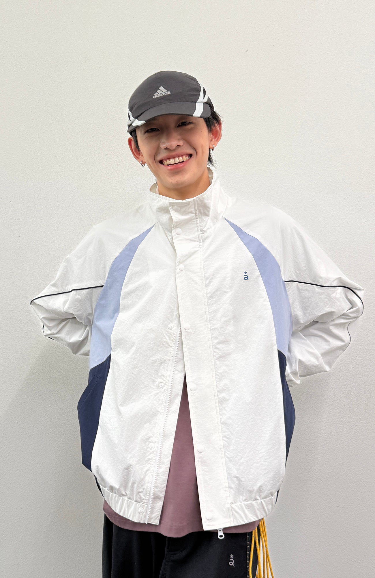 ROARINGWILD A ARCH Embroidered Graphic Raglan Jacket