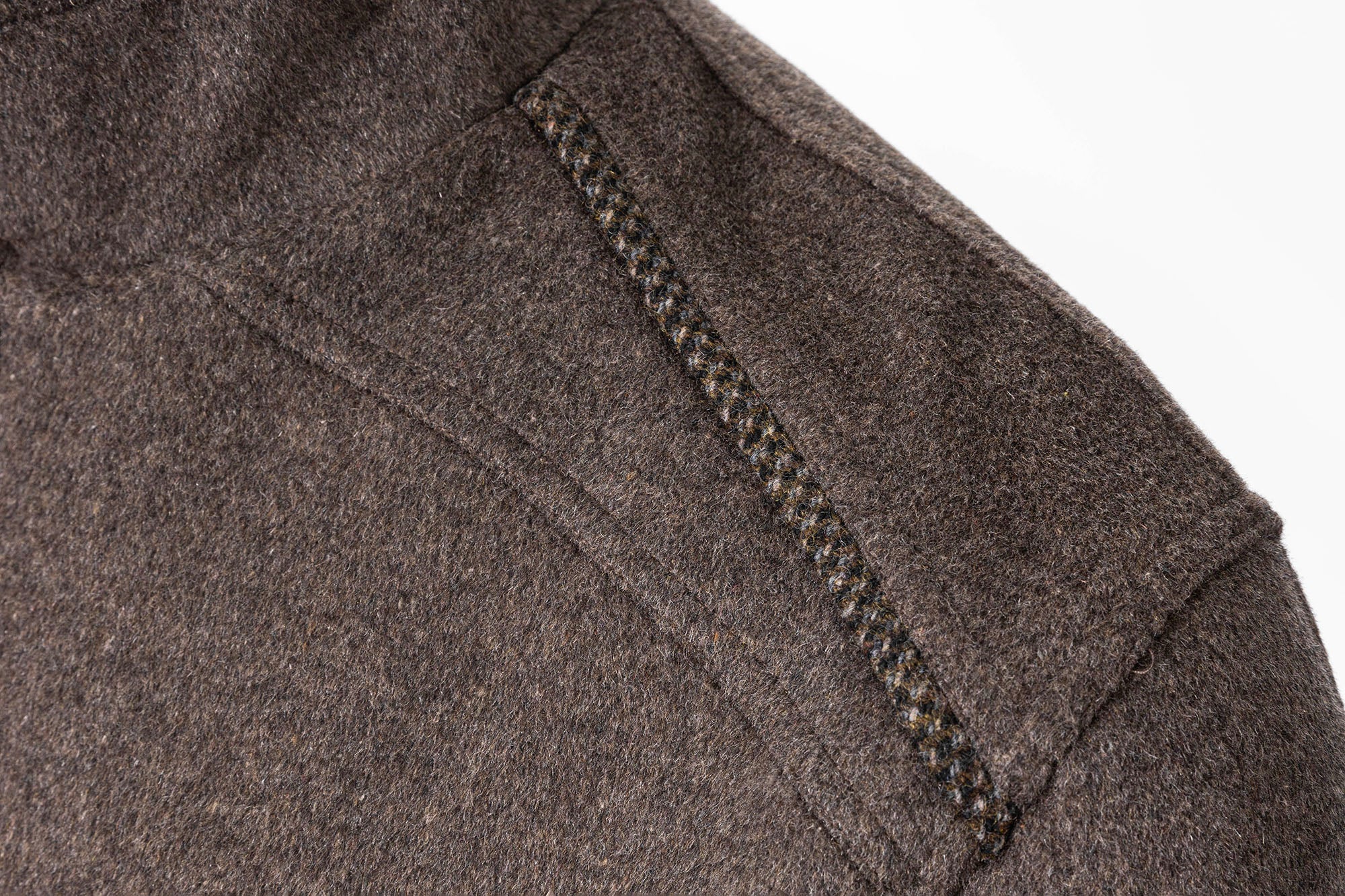 CATSSTAC Houndstooth Lining Wool-Blend Harrington Jacket