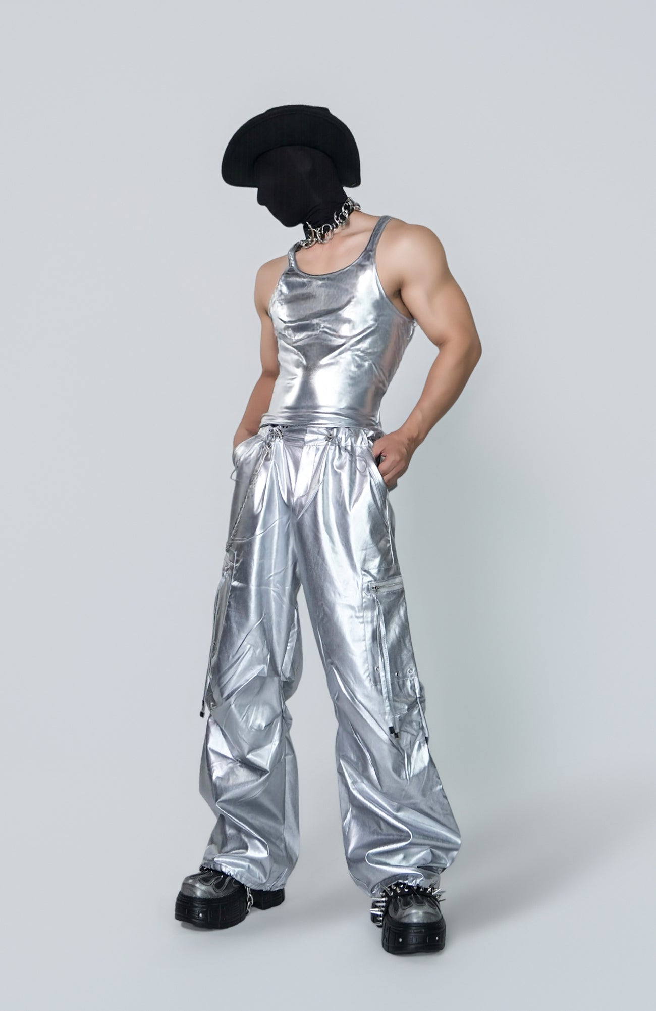 VE2 Metallic Finish Tank Top