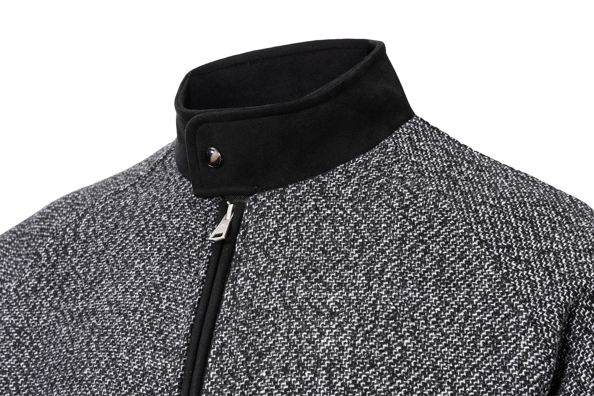 CATSSTAC Wool-Blend Tweed Embroidered Zip Jacket
