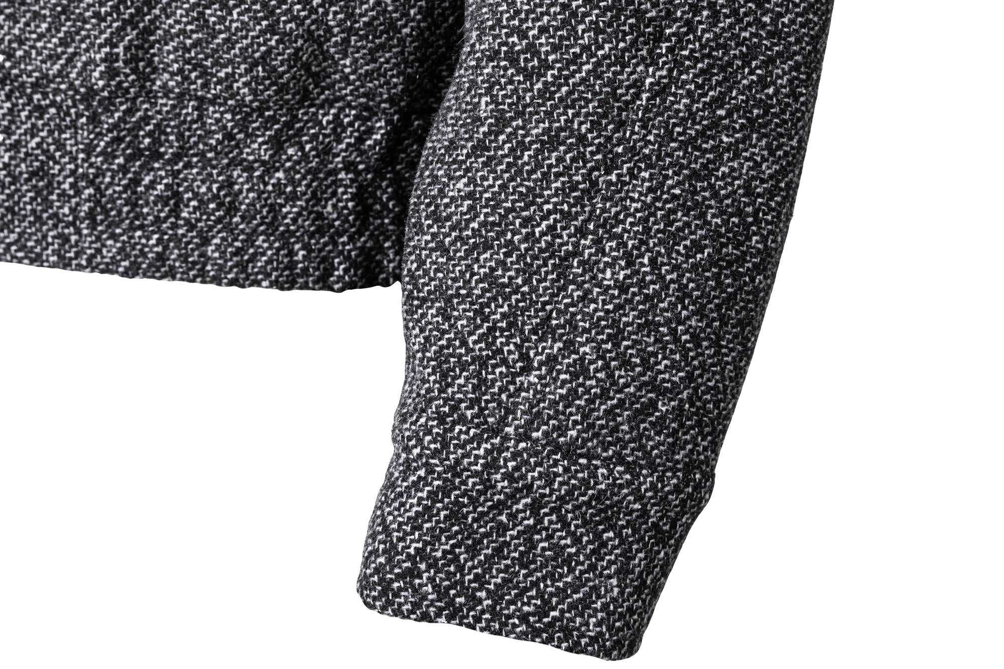 CATSSTAC Wool-Blend Tweed Embroidered Zip Jacket