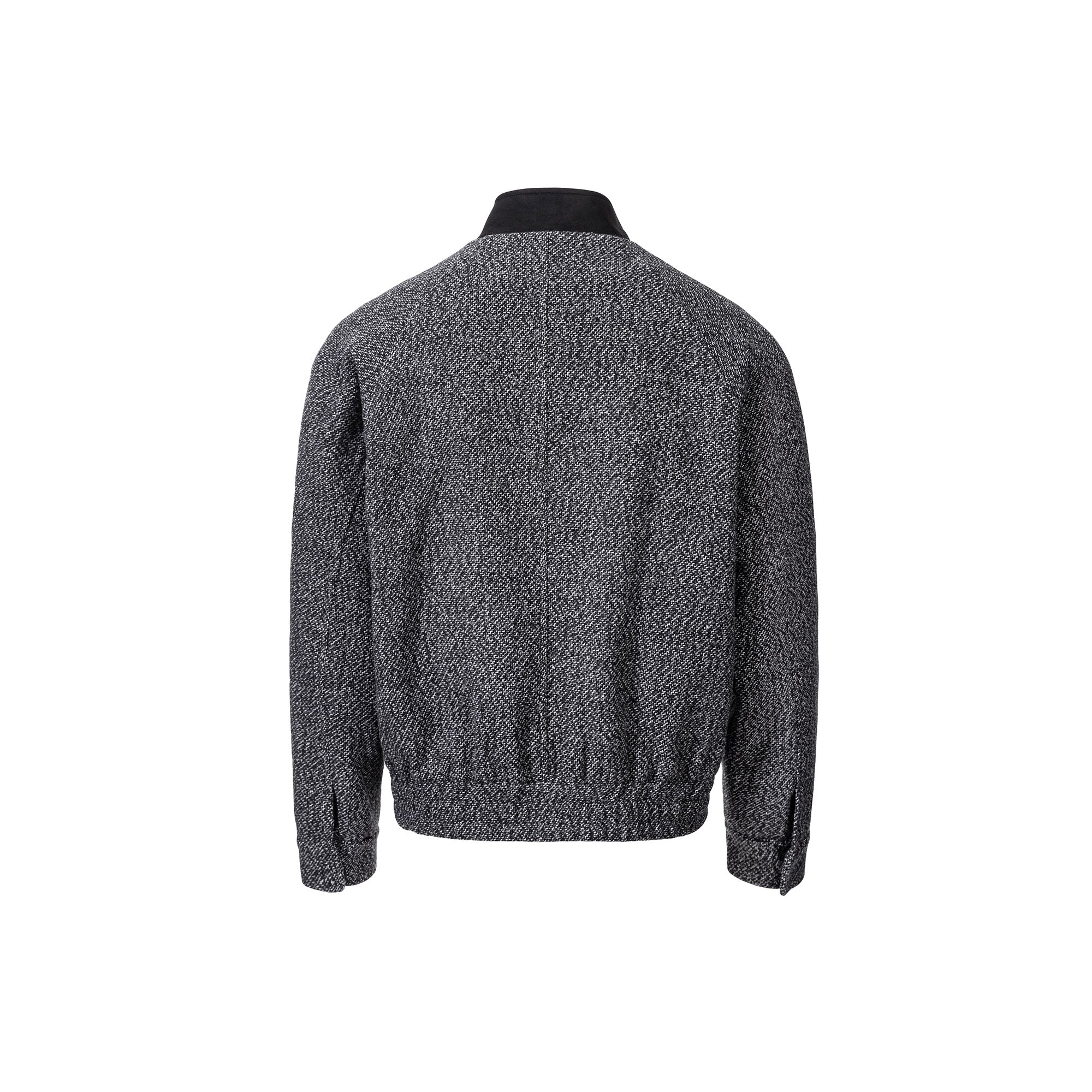 CATSSTAC Wool-Blend Tweed Embroidered Zip Jacket