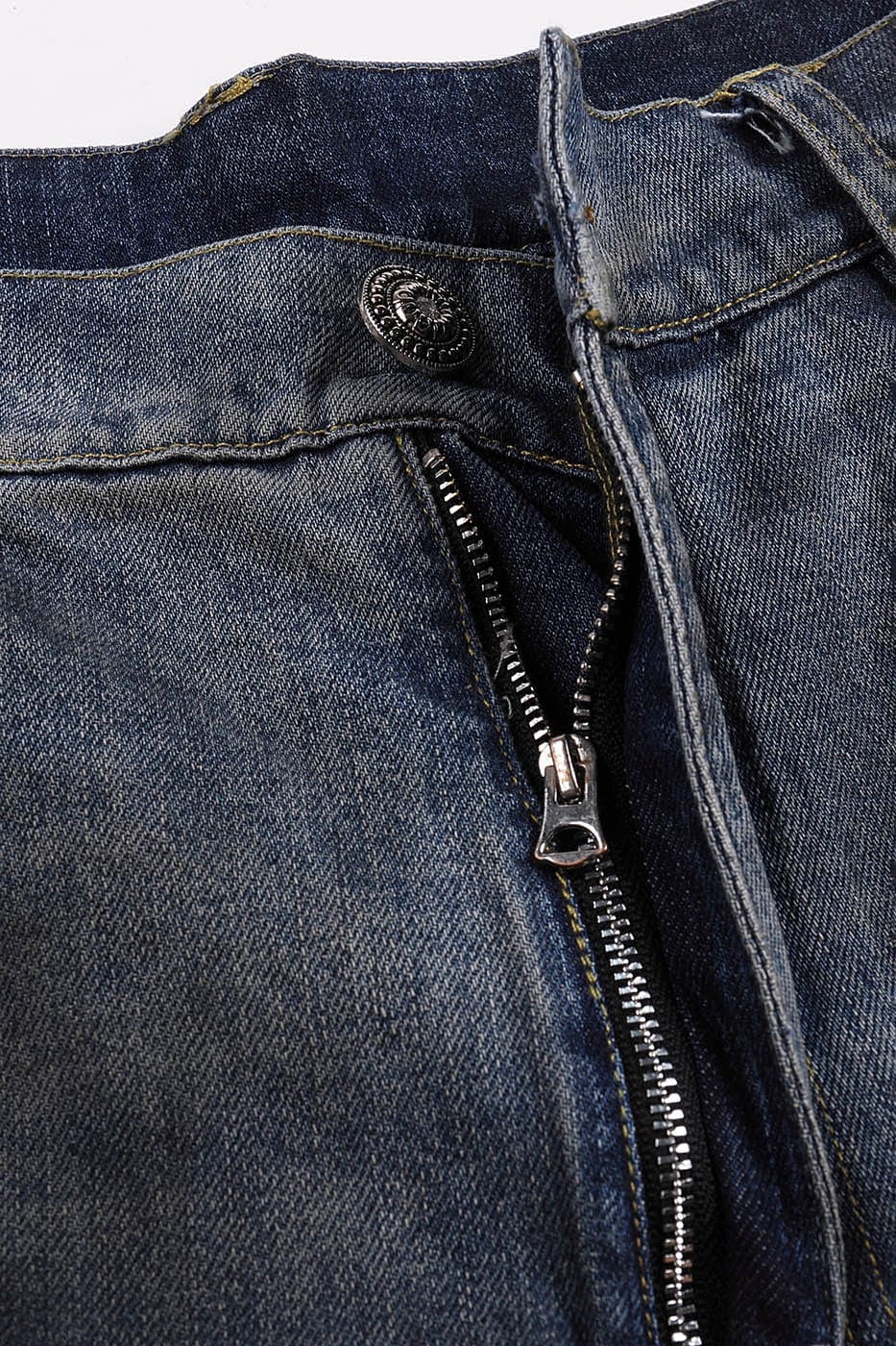 DND4DES Distressed Dusty Flared Jeans, premium urban and streetwear designers apparel on PROJECTISR.com, DND4DES