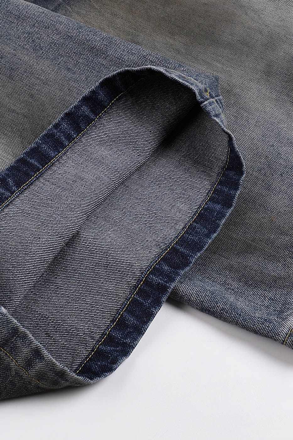 DND4DES Distressed Dusty Flared Jeans, premium urban and streetwear designers apparel on PROJECTISR.com, DND4DES