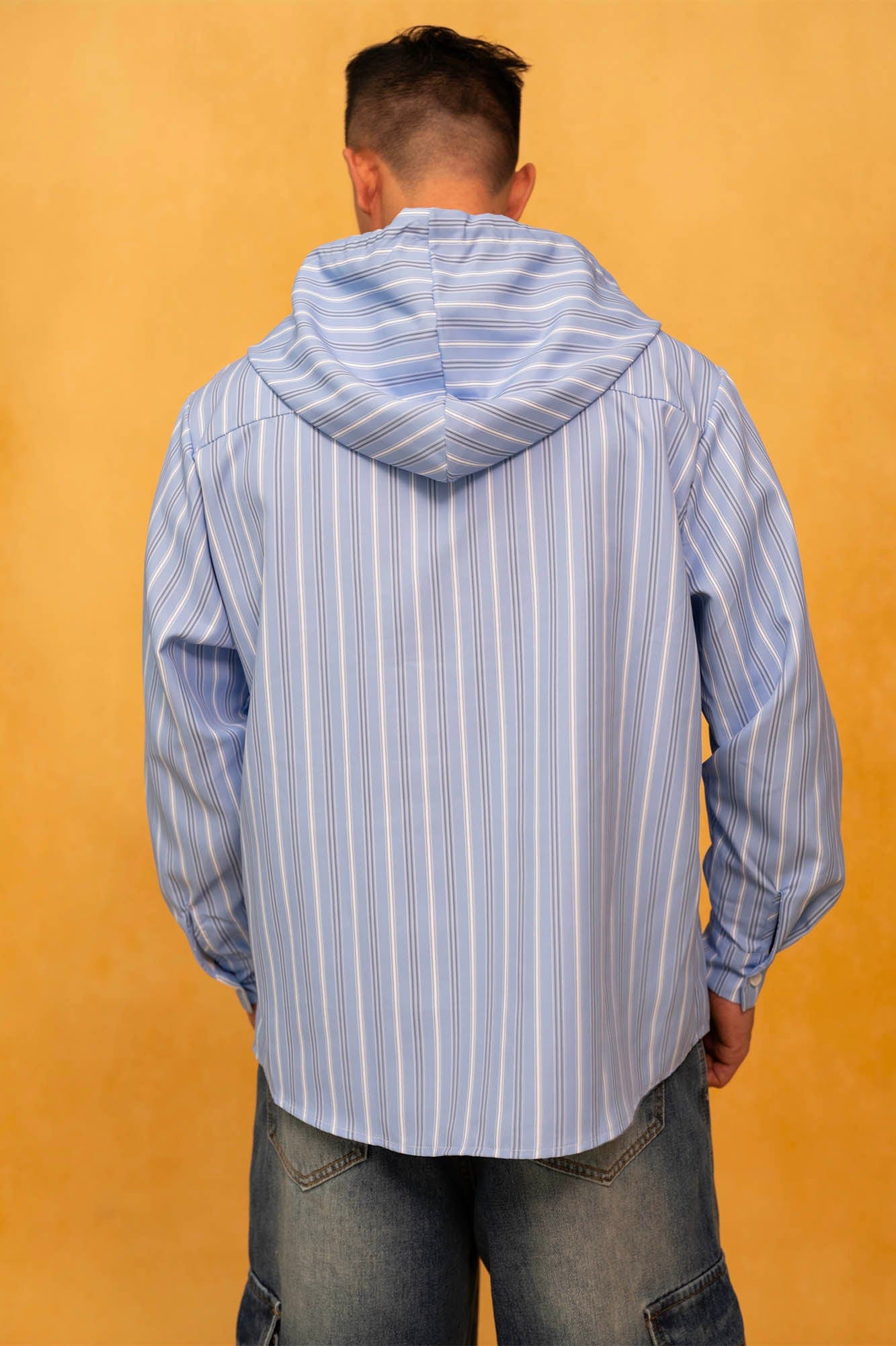 CLP Tie Graphic Striped Hooded Jacket, premium urban and streetwear designers apparel on PROJECTISR.com, CLP
