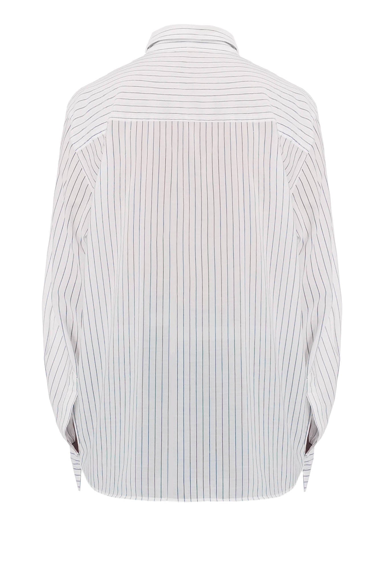 OIPWORD Courtly Multi-Strap Pinstriped Shirt, premium urban and streetwear designers apparel on PROJECTISR.com, OIPWORD