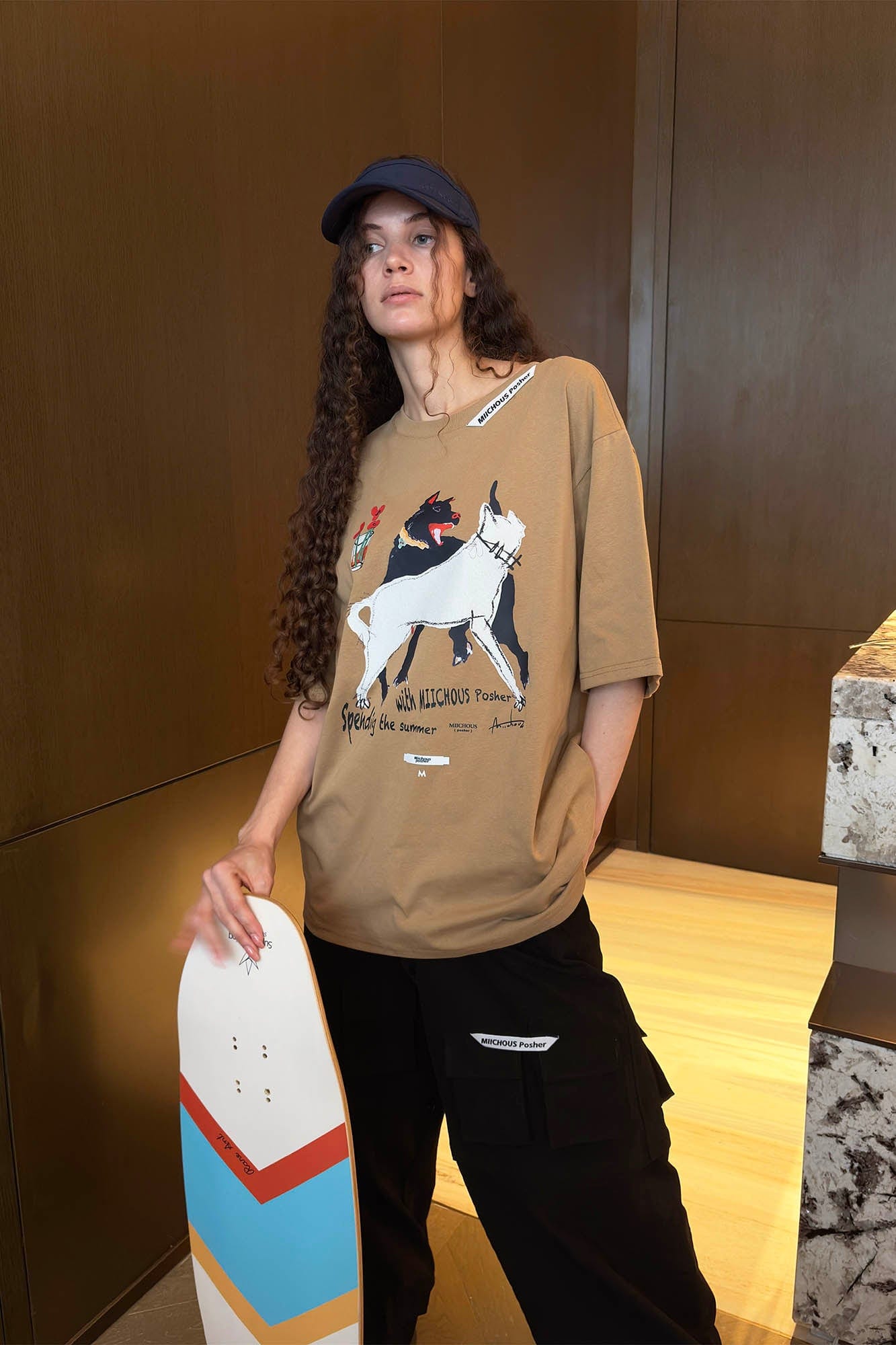 MIICHOUS Dancing Dogs Graphic T-Shirt, premium urban and streetwear designers apparel on PROJECTISR.com, Miichous