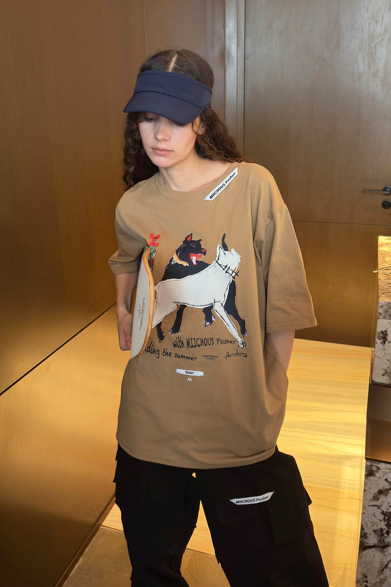 MIICHOUS Dancing Dogs Graphic T-Shirt, premium urban and streetwear designers apparel on PROJECTISR.com, Miichous