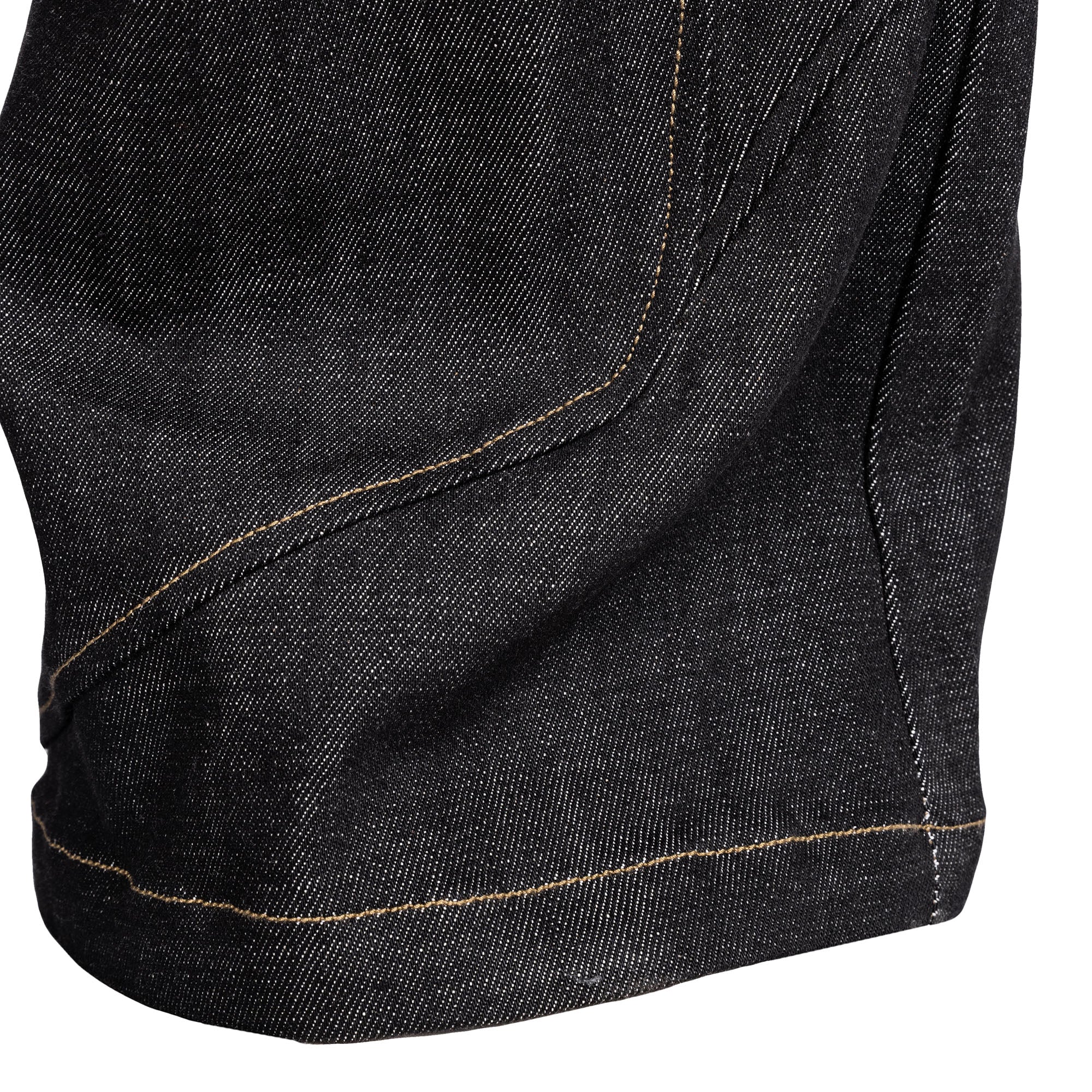 CATSSTAC Retro Curved Seam Panel Raw Jeans, premium urban and streetwear designers apparel on PROJECTISR.com, CATSSTAC