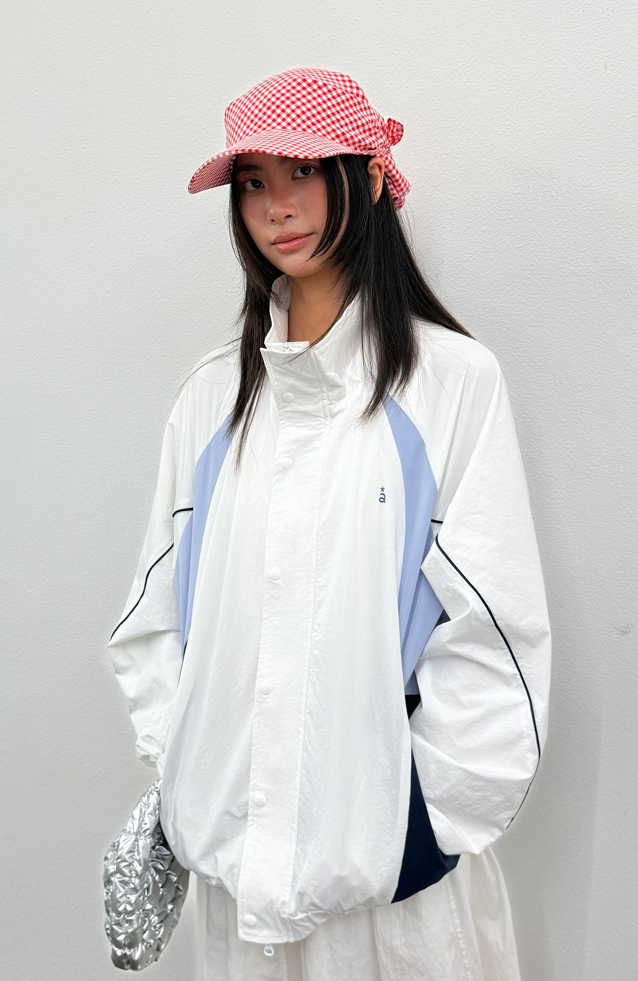 ROARINGWILD A ARCH Embroidered Graphic Raglan Jacket