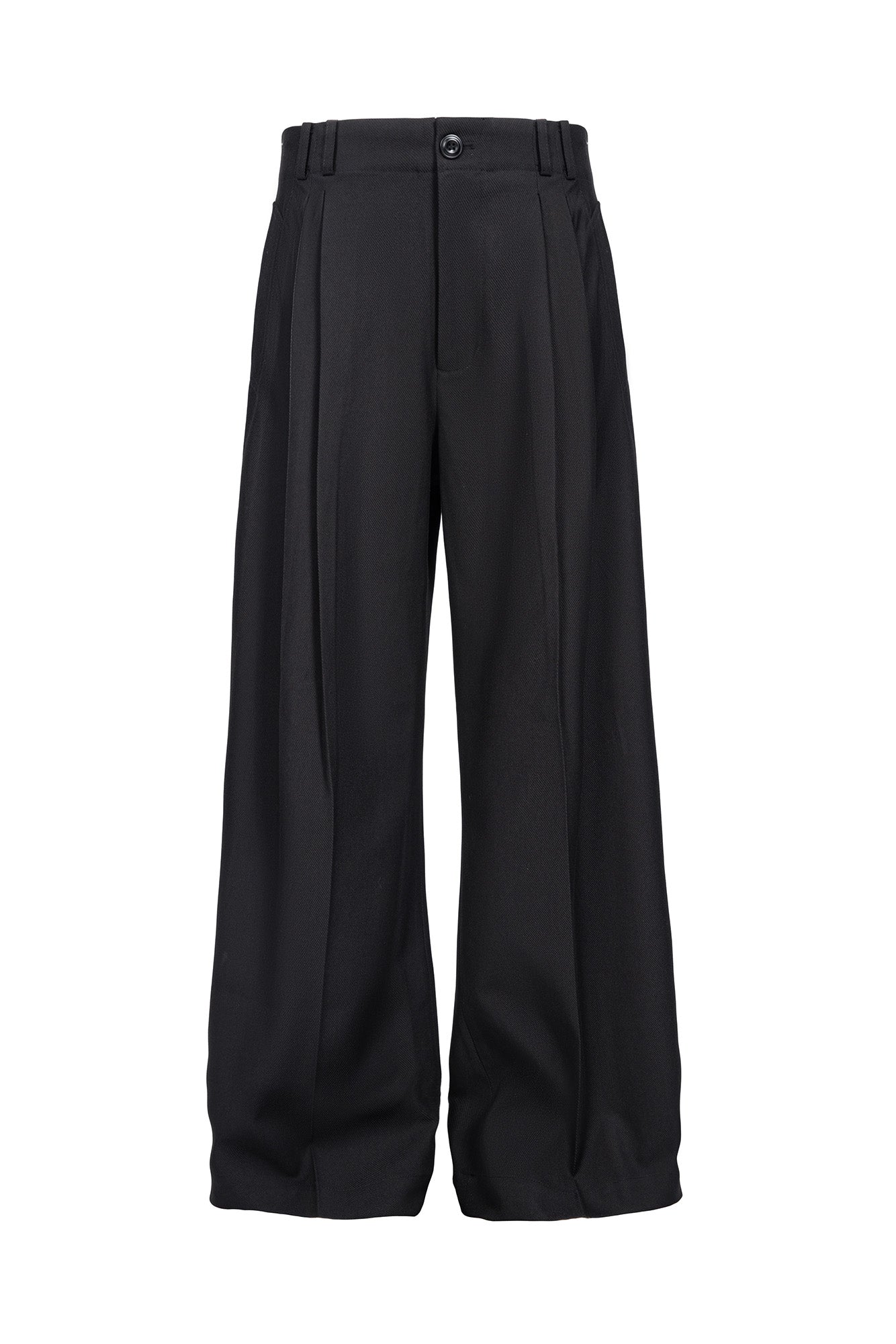 CATSSTAC Classic Pleated Wide-Leg Trousers, premium urban and streetwear designers apparel on PROJECTISR.com, CATSSTAC