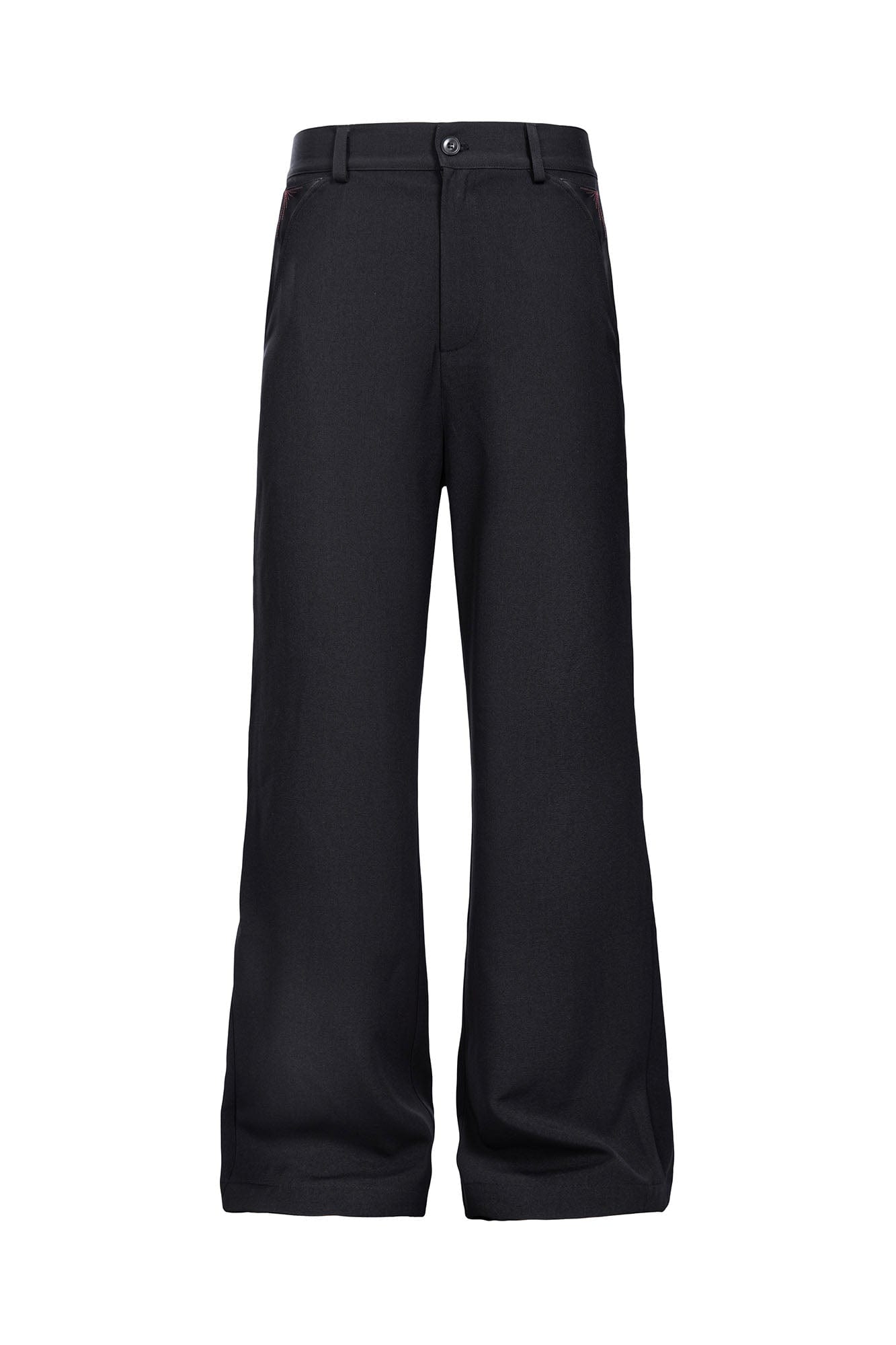 CATSSTAC Minimal Patch Wide-Leg Trousers, premium urban and streetwear designers apparel on PROJECTISR.com, CATSSTAC