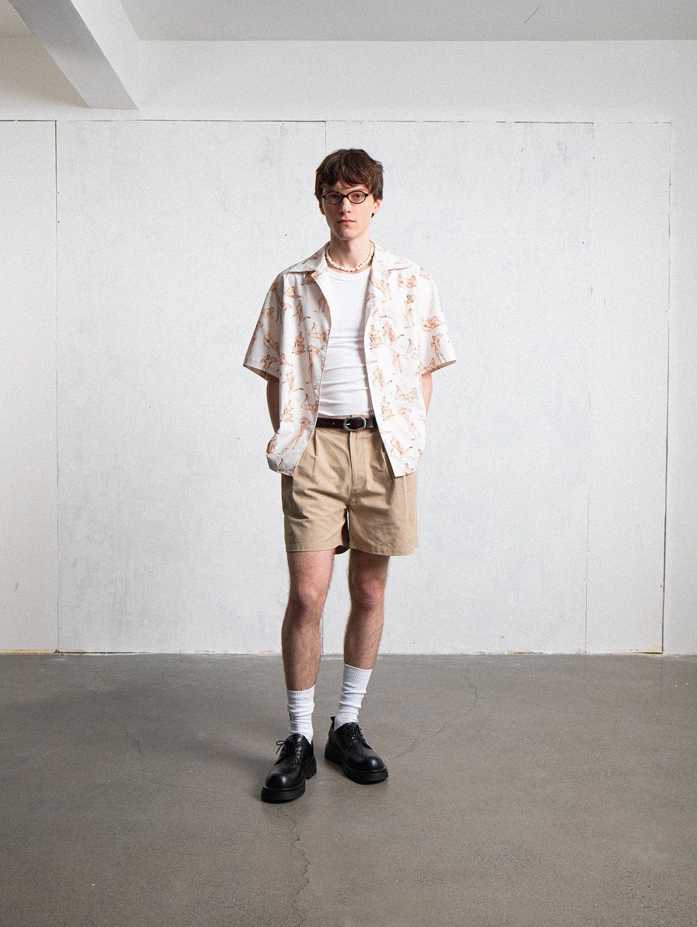 LEONSENSE Modern Body Full-Print Half Shirt, premium urban and streetwear designers apparel on PROJECTISR.com, LEONSENSE