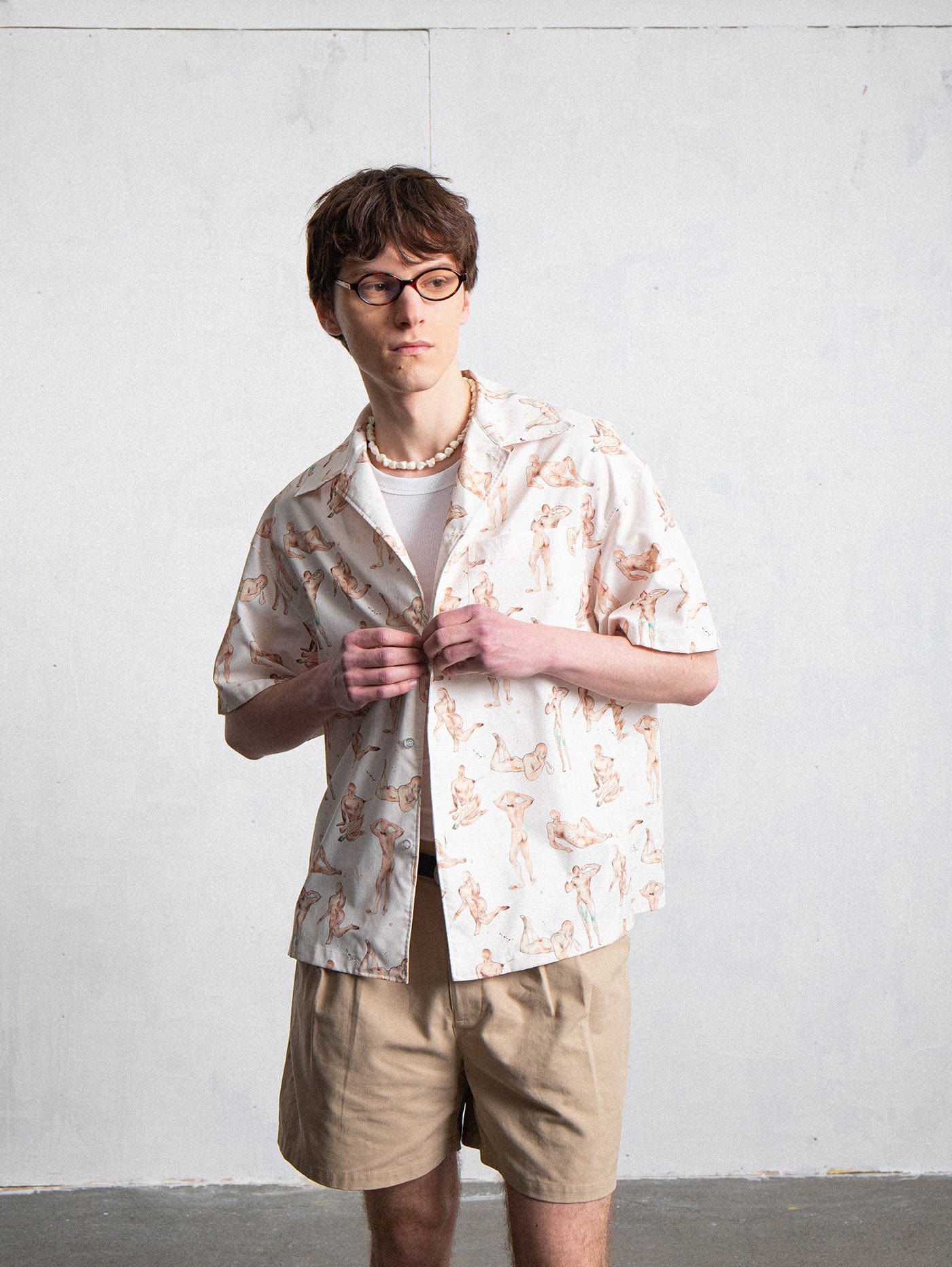 LEONSENSE Modern Body Full-Print Half Shirt, premium urban and streetwear designers apparel on PROJECTISR.com, LEONSENSE