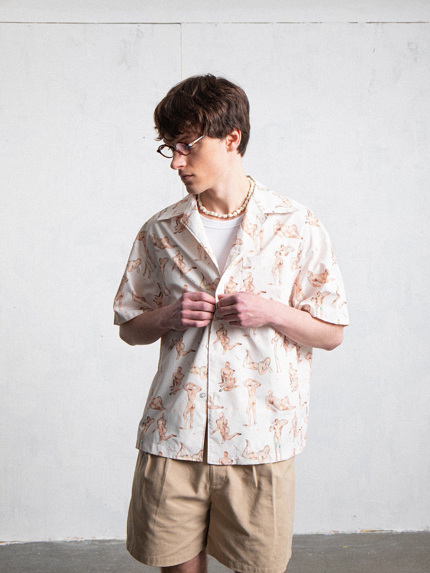 LEONSENSE Modern Body Full-Print Half Shirt, premium urban and streetwear designers apparel on PROJECTISR.com, LEONSENSE