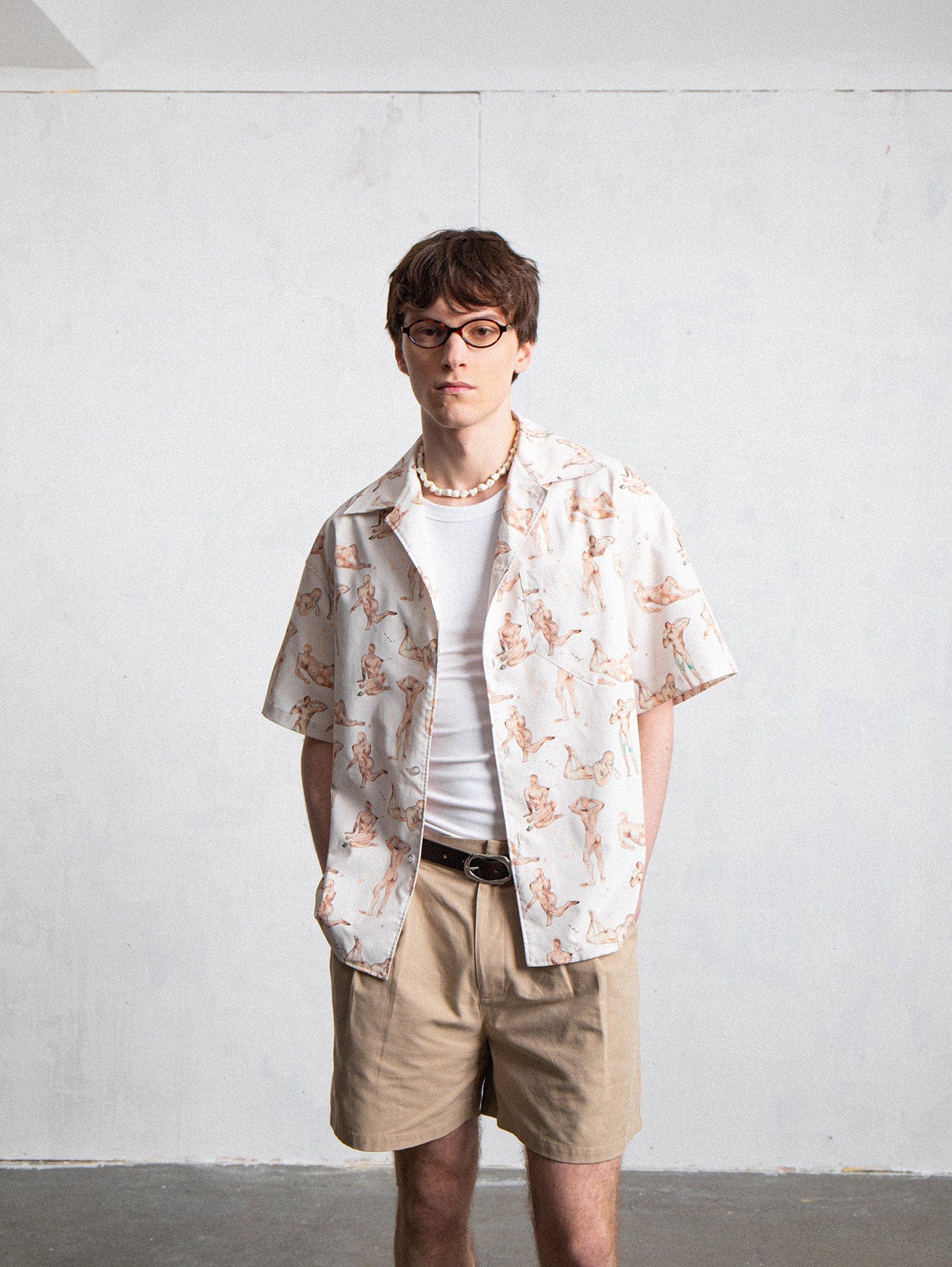 LEONSENSE Modern Body Full-Print Half Shirt, premium urban and streetwear designers apparel on PROJECTISR.com, LEONSENSE