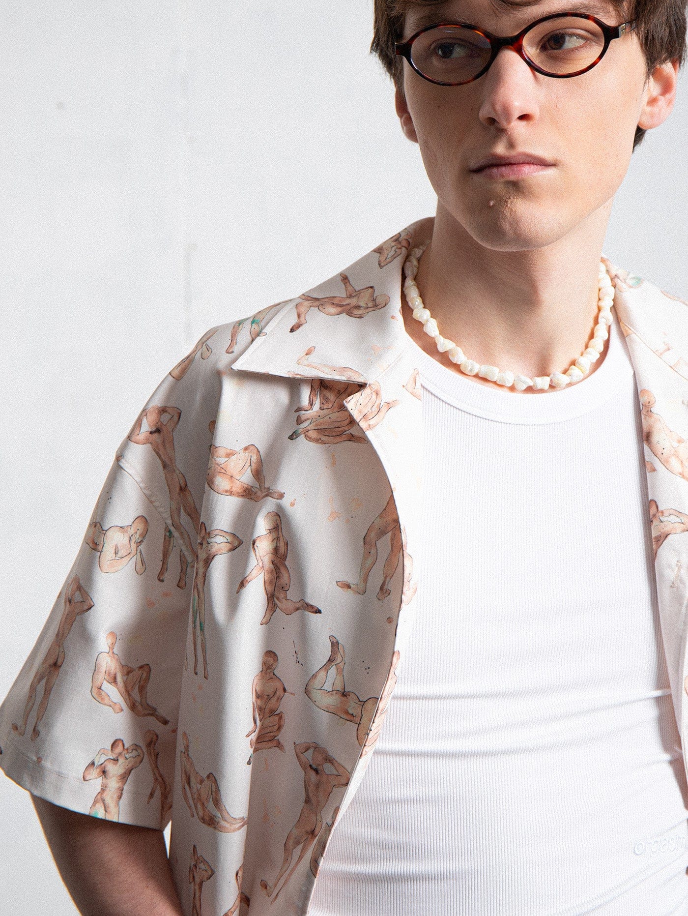 LEONSENSE Modern Body Full-Print Half Shirt, premium urban and streetwear designers apparel on PROJECTISR.com, LEONSENSE