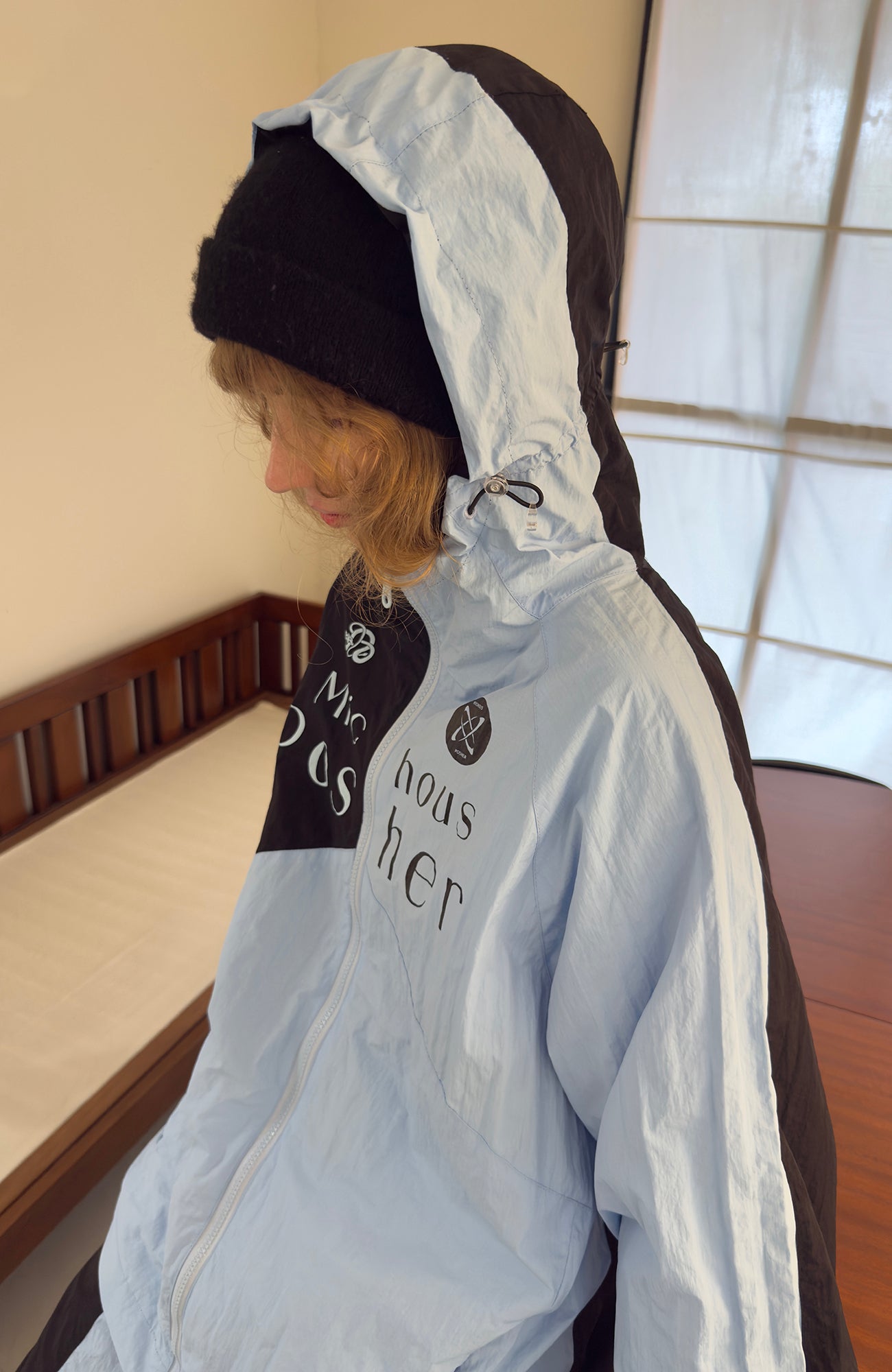 MIICHOUS Contrast Panel Detachable Liner Ski Jacket