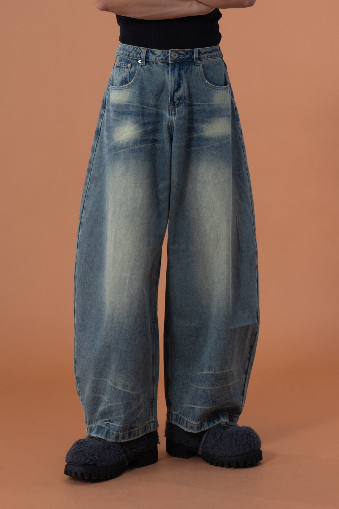CLP Retro Washed Barrel Jeans