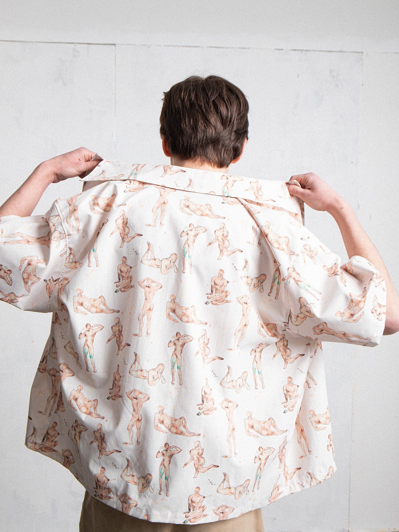 LEONSENSE Modern Body Full-Print Half Shirt, premium urban and streetwear designers apparel on PROJECTISR.com, LEONSENSE