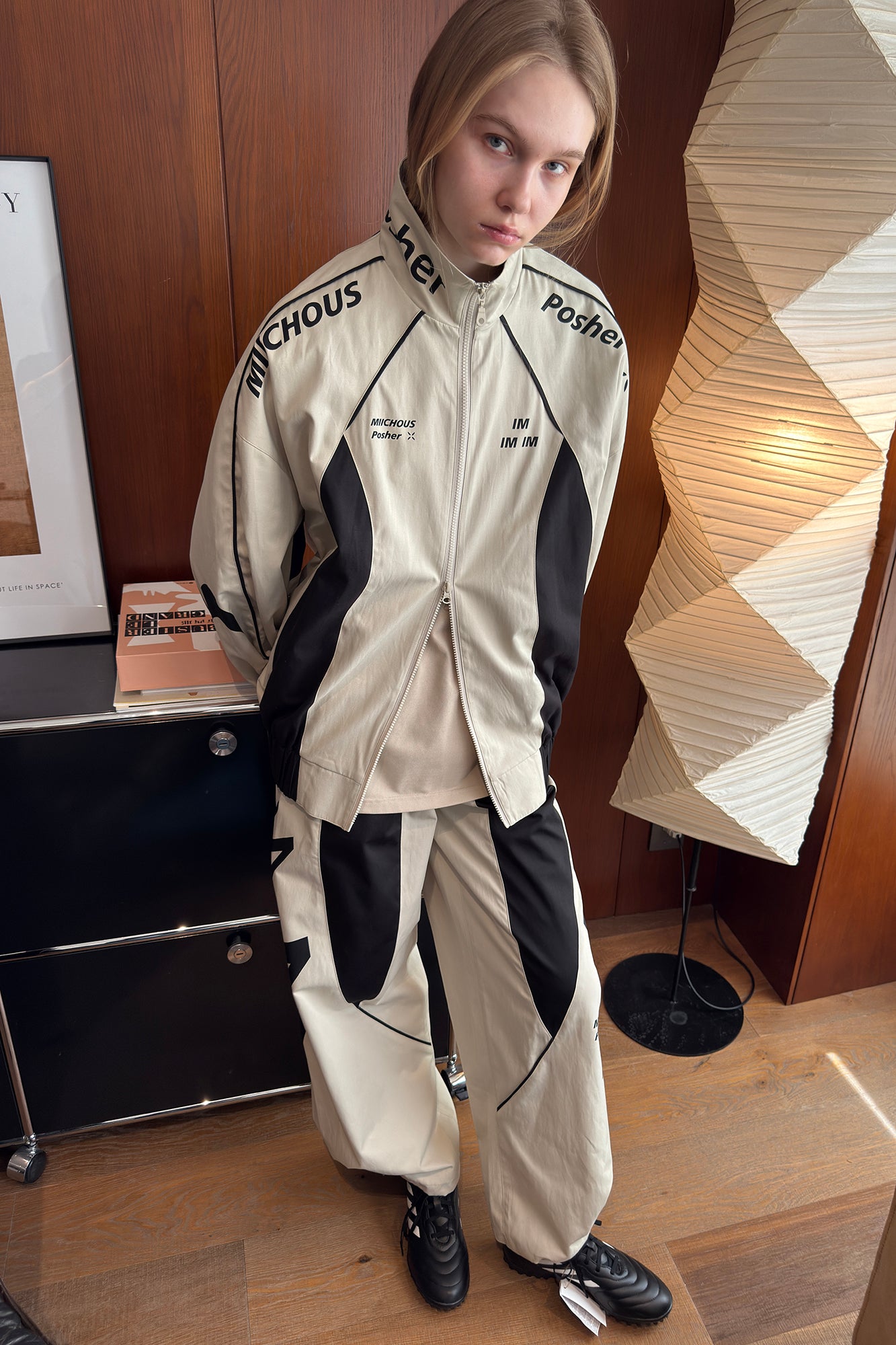 MIICHOUS Contrast Panel 3A Graphic Jacket