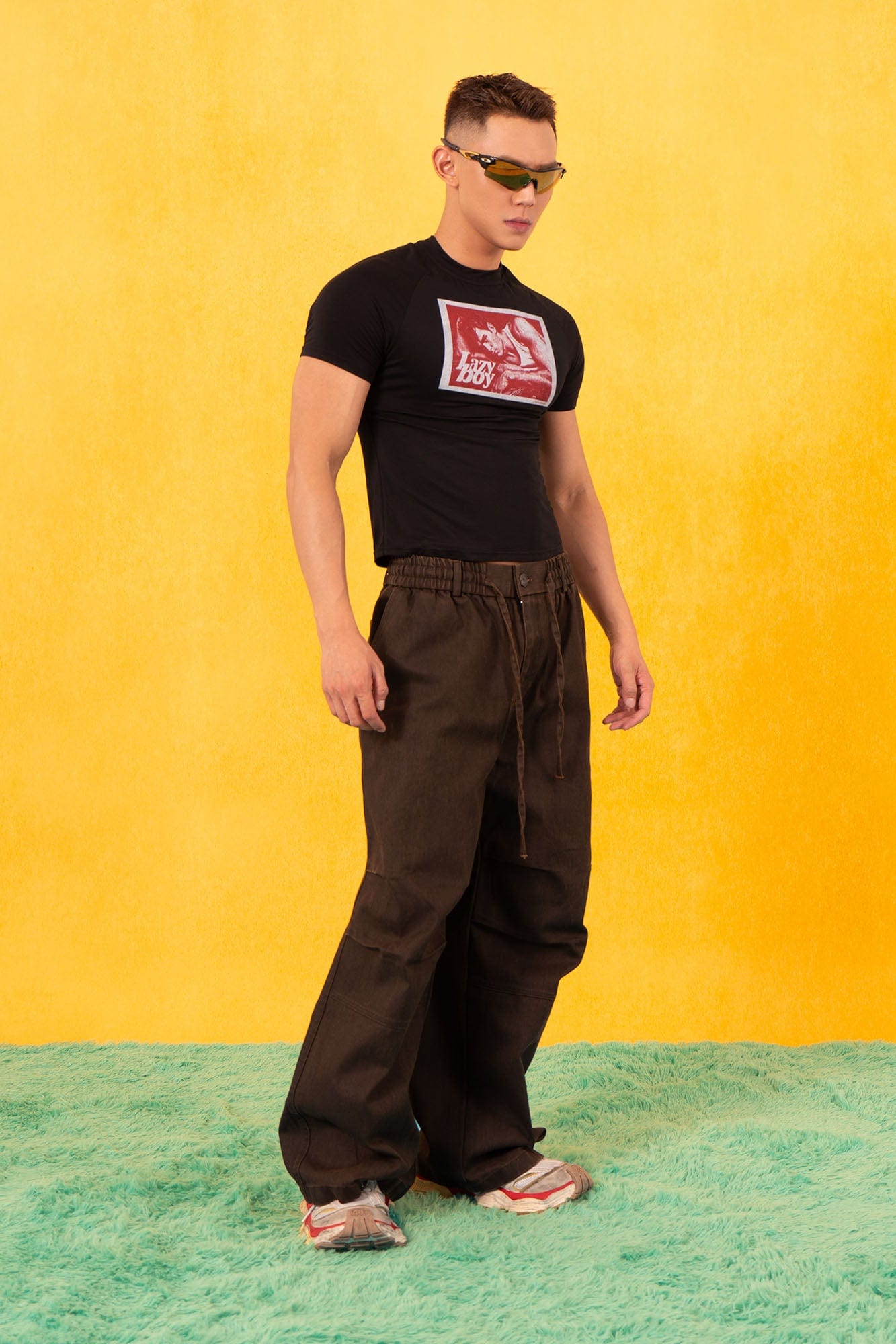CLP Lazy Boy Graphic Slim T-Shirt, premium urban and streetwear designers apparel on PROJECTISR.com, CLP