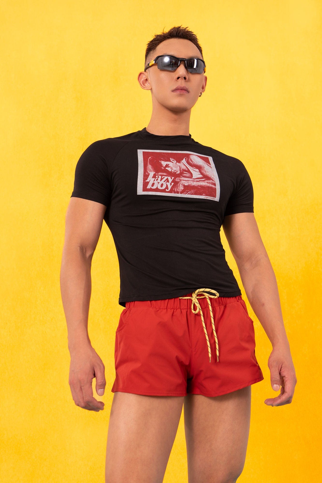 CLP Lazy Boy Graphic Slim T-Shirt, premium urban and streetwear designers apparel on PROJECTISR.com, CLP