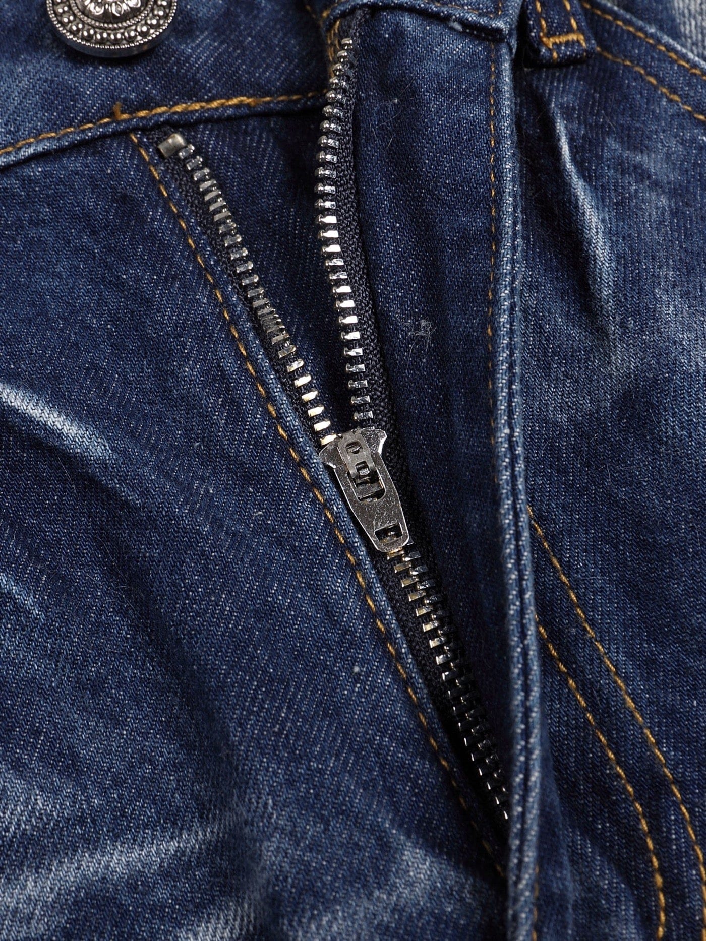 DND4DES Faux Fur Spliced Jeans, premium urban and streetwear designers apparel on PROJECTISR.com, DND4DES