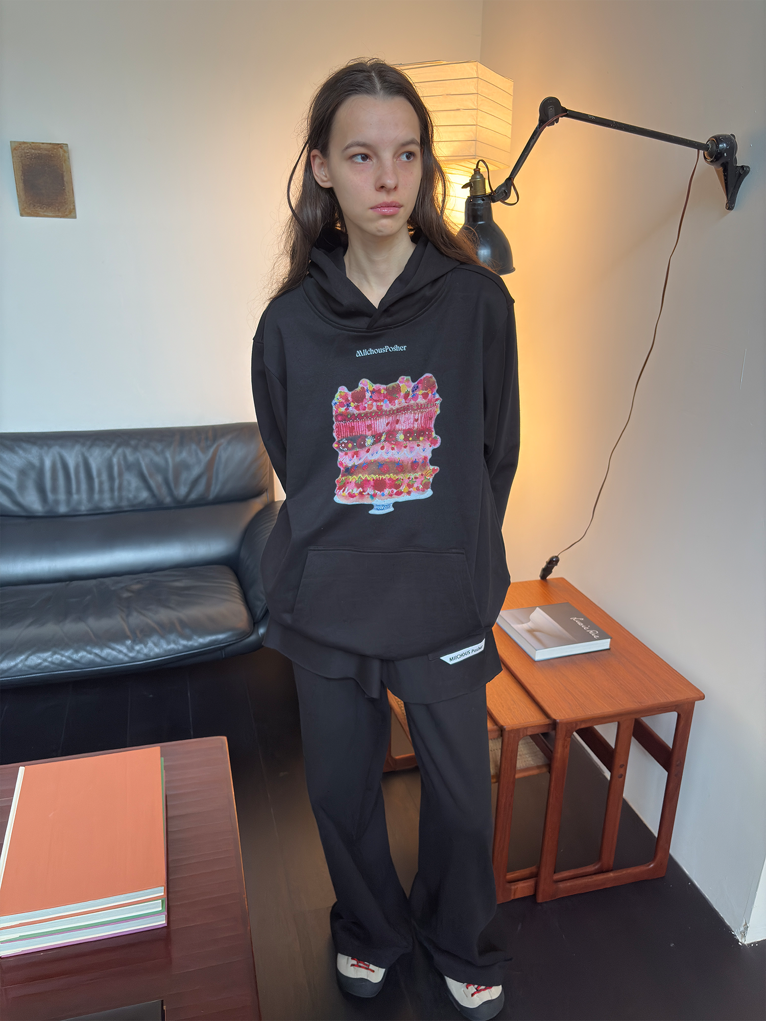 MIICHOUS Cake Graphic Oversized Hoodie, premium urban and streetwear designers apparel on PROJECTISR.com, MIICHOUS