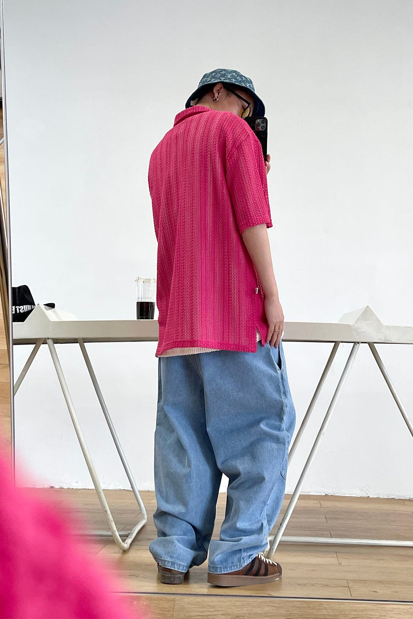 ME DA IGUAL Crochet Polo Oversized T-Shirt, premium urban and streetwear designers apparel on PROJECTISR.com, ME DA IGUAL