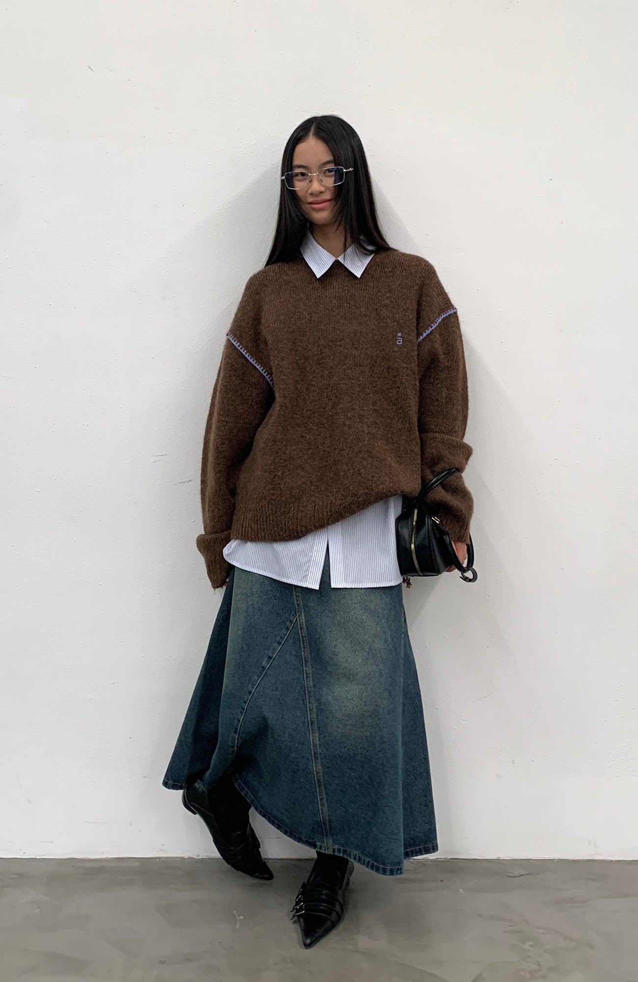 ROARINGWILD A ARCH Chunky Wool-Blend Knit Pullover