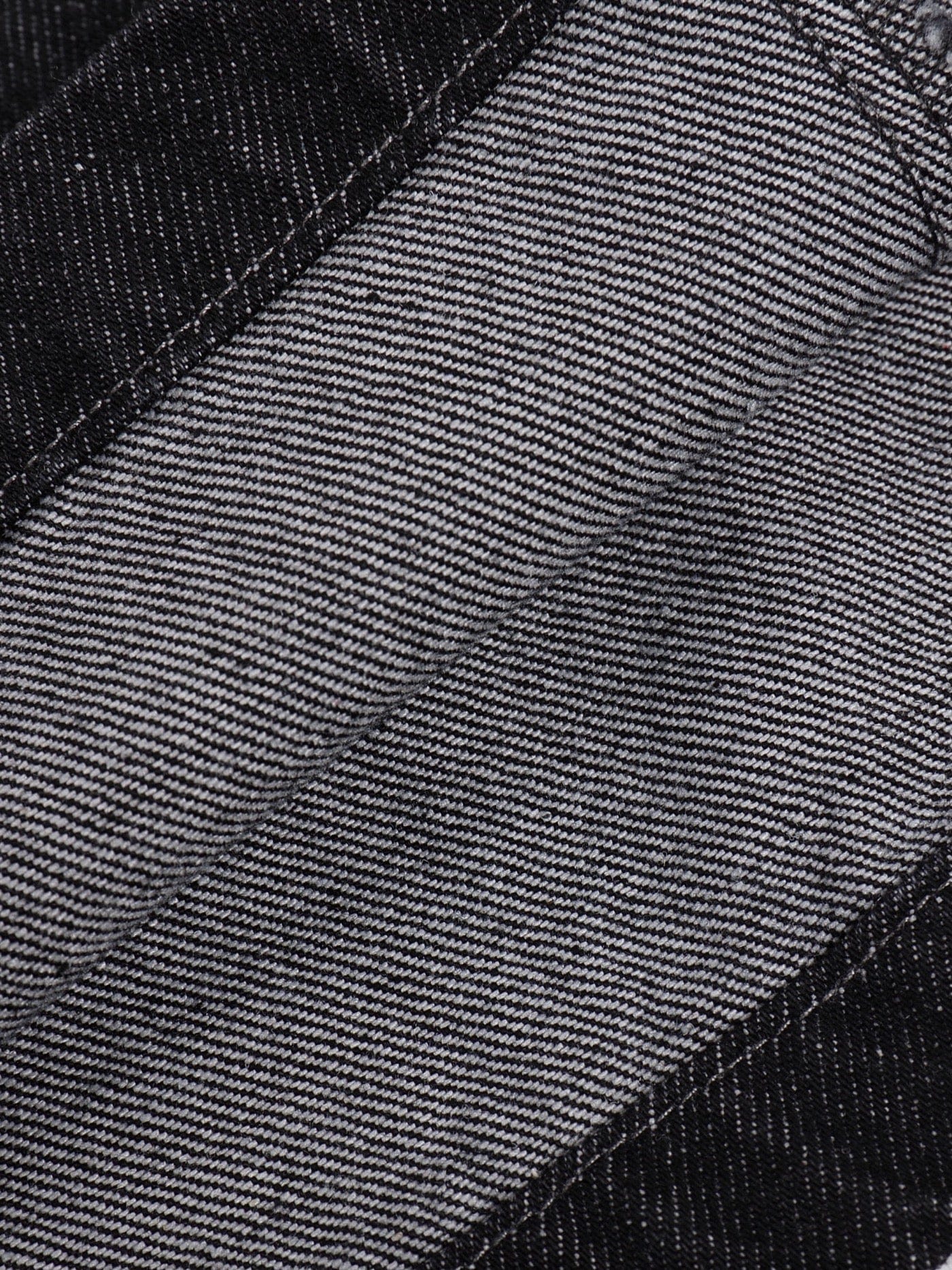 DND4DES Raw-Edge Faux Fur Spliced Jeans, premium urban and streetwear designers apparel on PROJECTISR.com, DND4DES