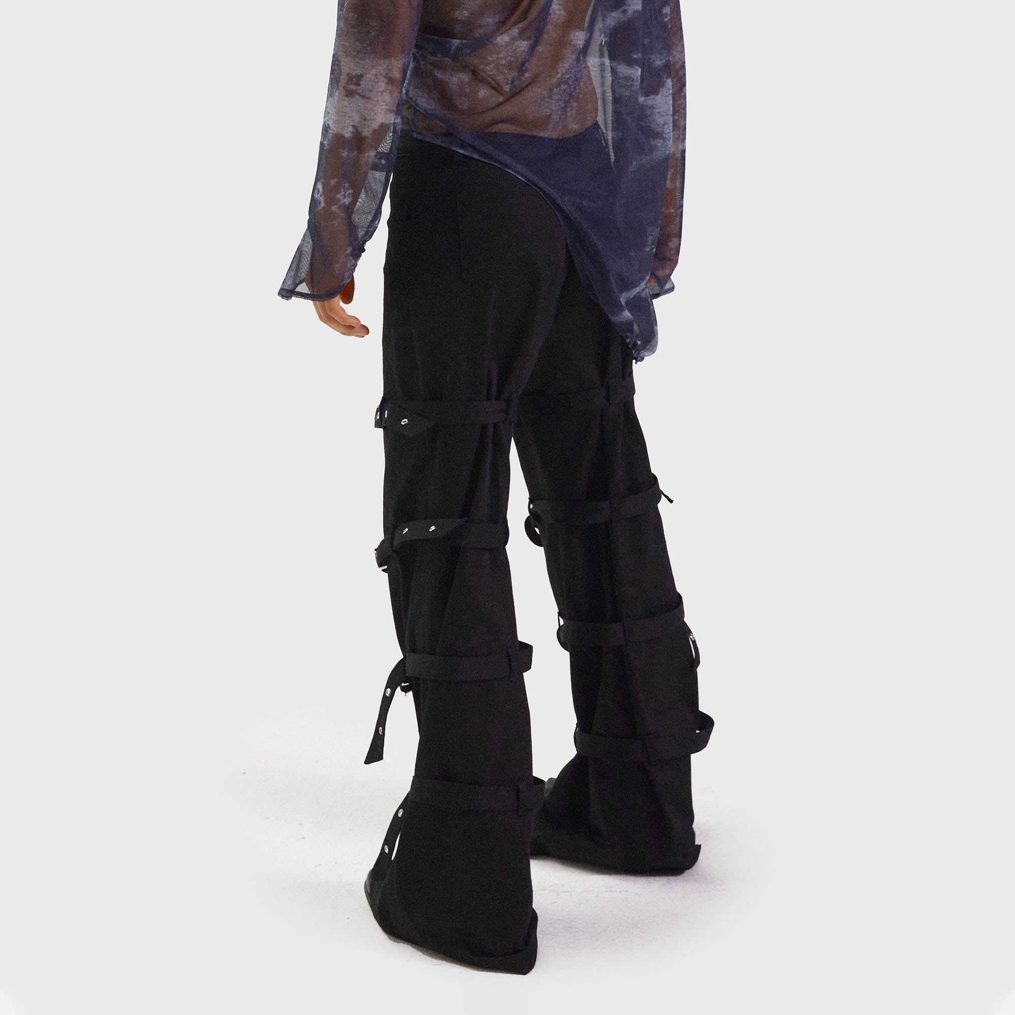 KADAKADA Buckled Bondage Pants, premium urban and streetwear designers apparel on PROJECTISR.com, KADAKADA