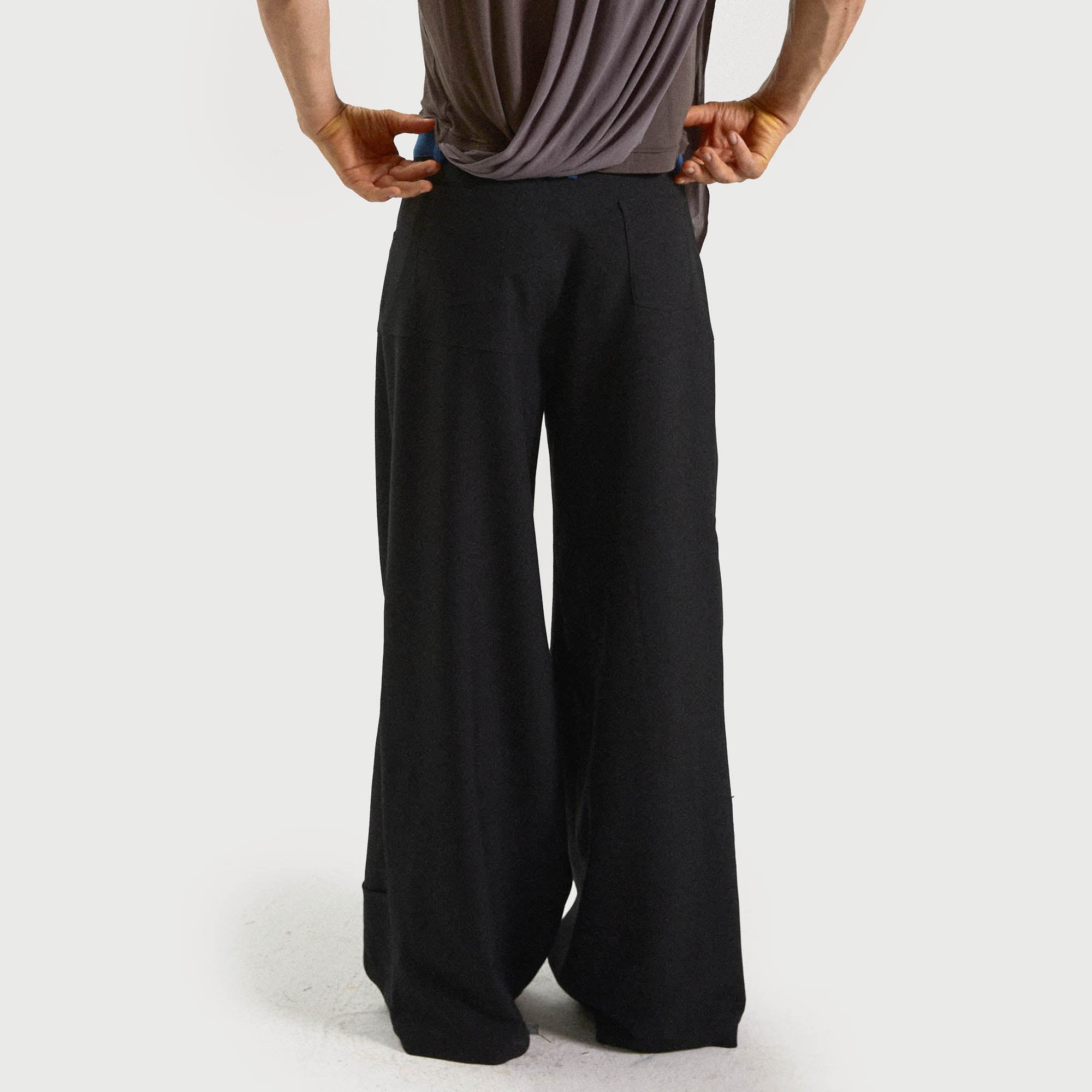 KADAKADA Spliced Oversized Suit Pants, premium urban and streetwear designers apparel on PROJECTISR.com, KADAKADA