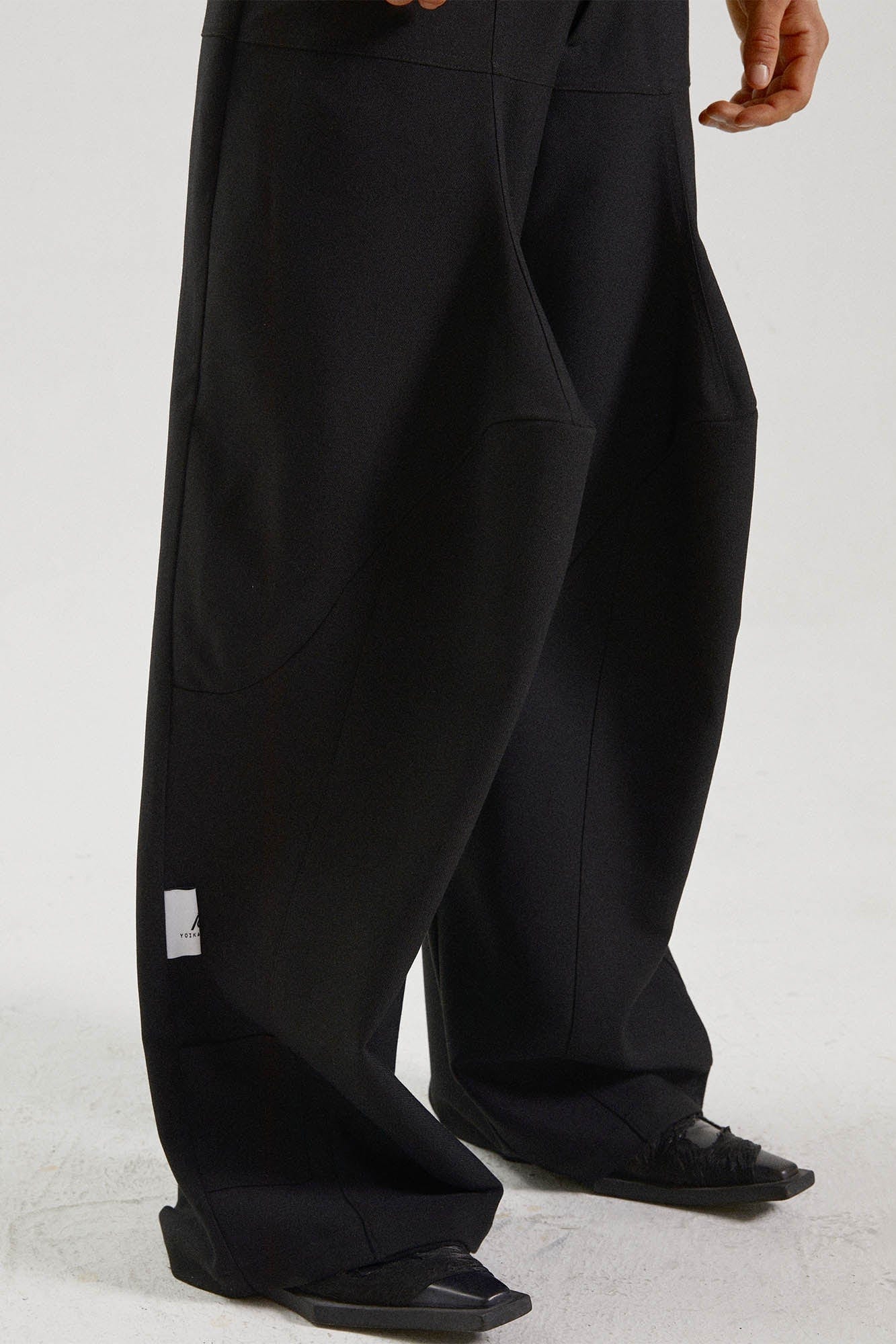 KADAKADA Spliced Oversized Suit Pants, premium urban and streetwear designers apparel on PROJECTISR.com, KADAKADA