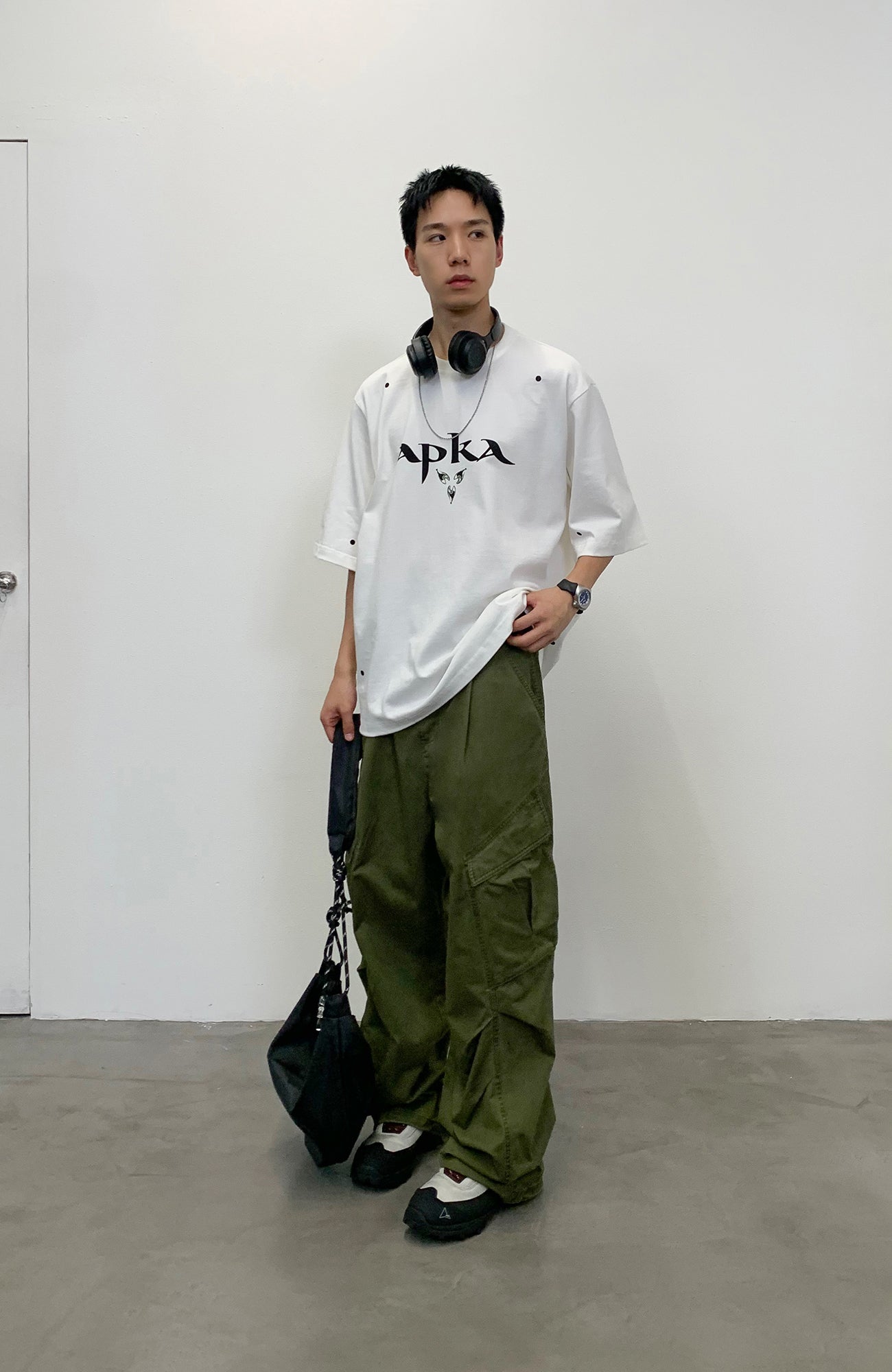 ROARINGWILD A ARCH Classic Utility Parachute Pants