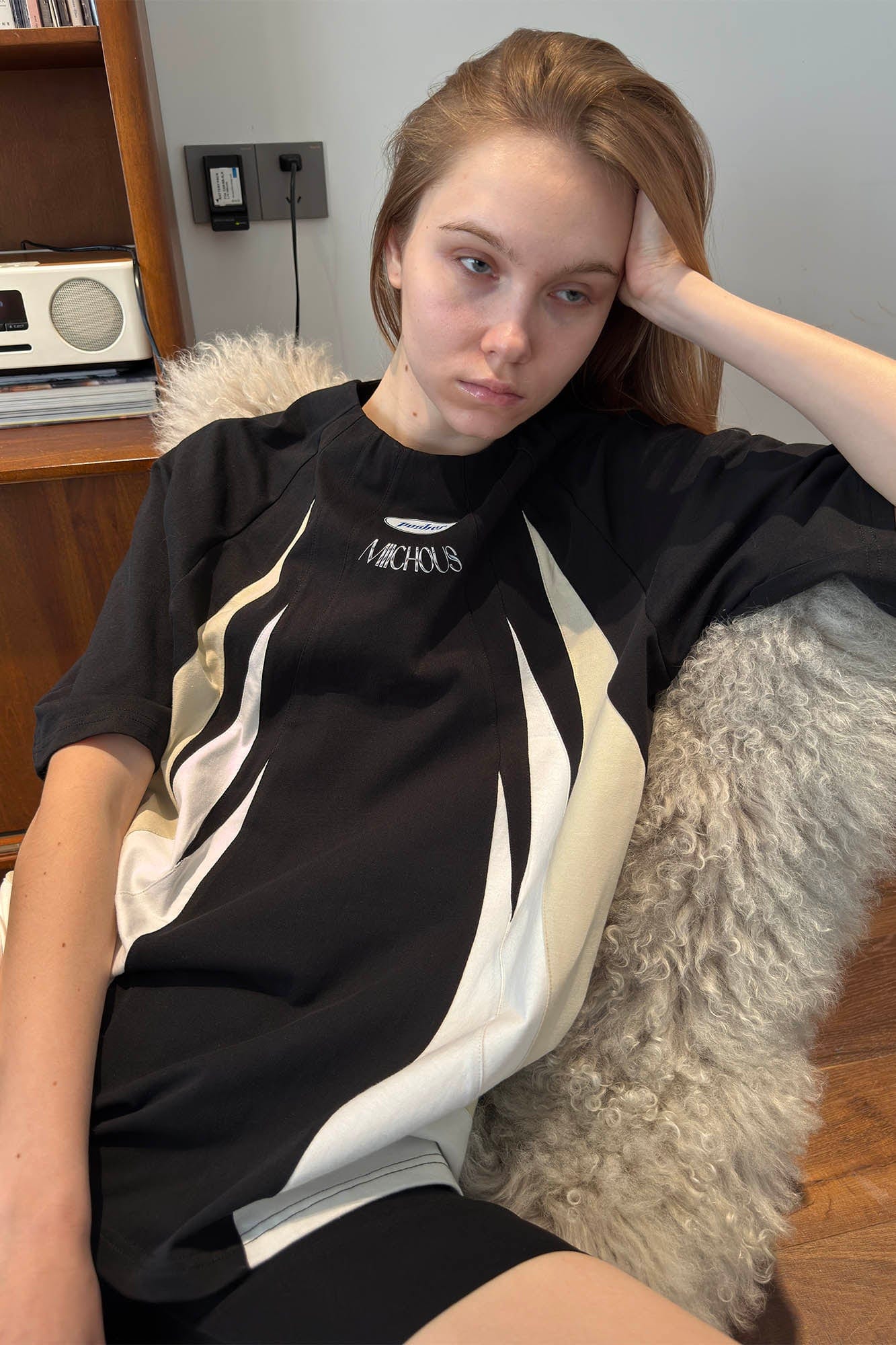 MIICHOUS Iceberg Contrast Panelled T-Shirt