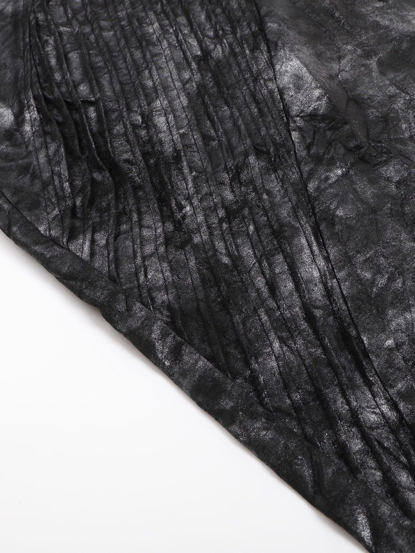 DND4DES Faux Leather Wrinkled Motorcycle Pants, premium urban and streetwear designers apparel on PROJECTISR.com, DND4DES