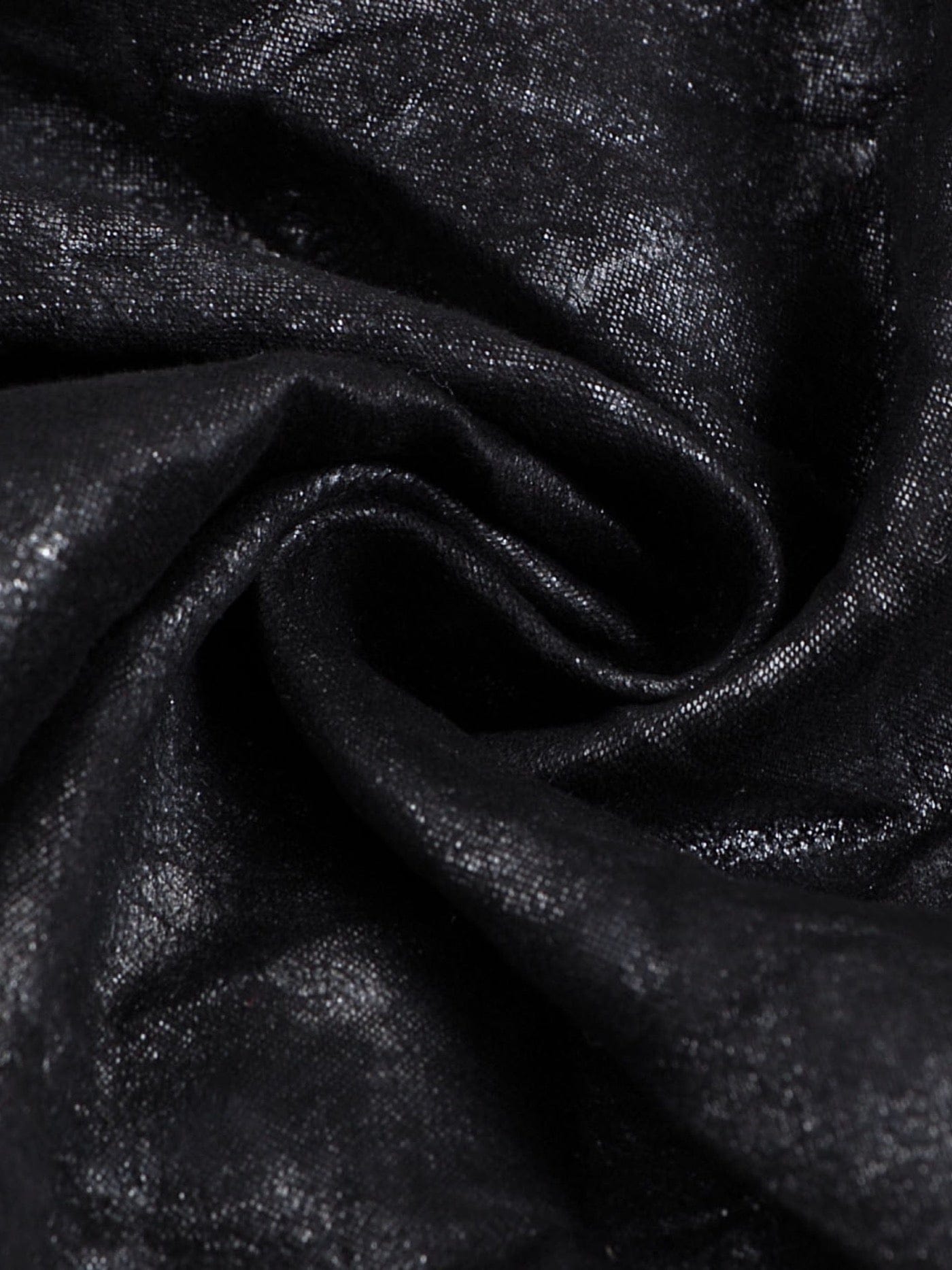 DND4DES Faux Leather Wrinkled Motorcycle Pants, premium urban and streetwear designers apparel on PROJECTISR.com, DND4DES