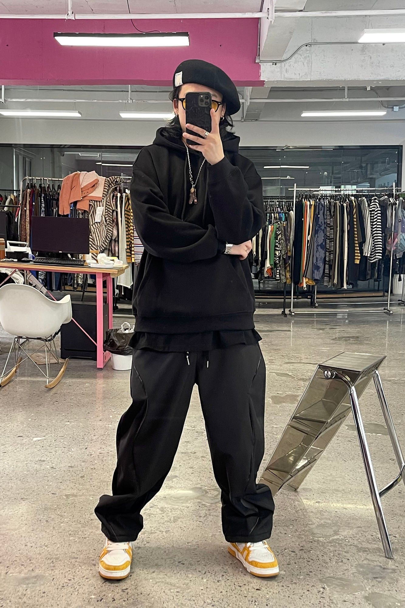 ME DA IGUAL Fleece-Lined Paneled Drawstring Pants, premium urban and streetwear designers apparel on PROJECTISR.com, ME DA IGUAL