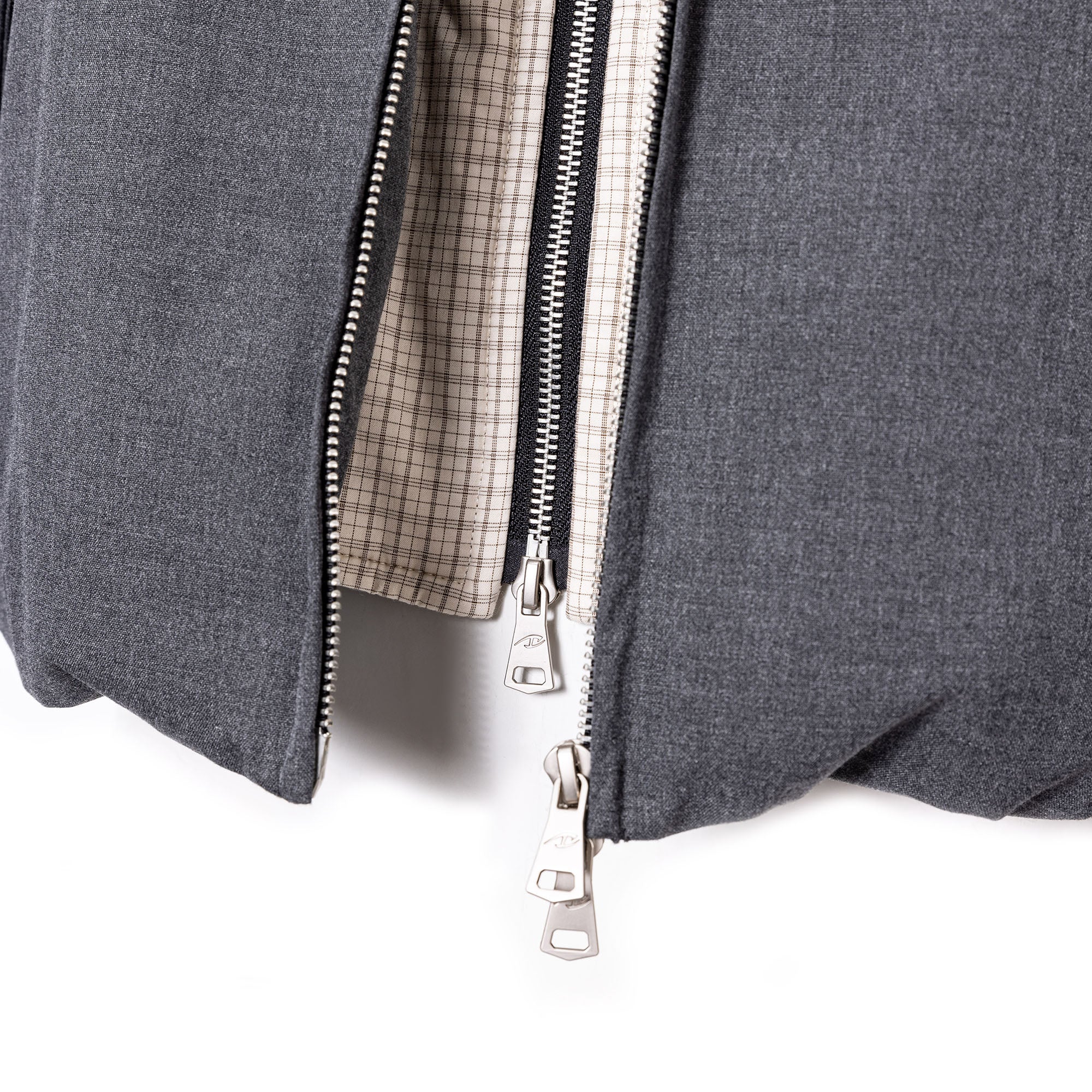 CATSSTAC Plaid Layered Down Jacket